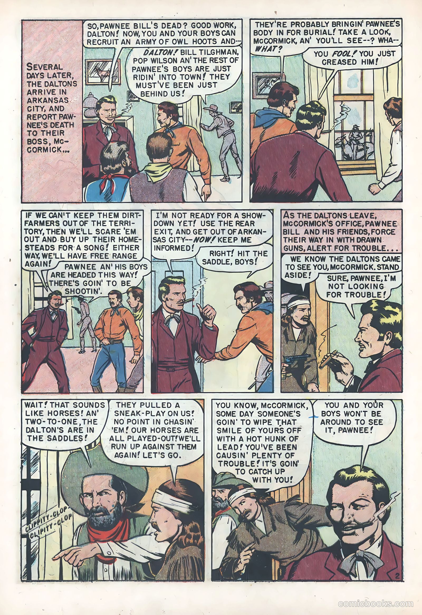 White Chief of the Pawnee Indians #1 (1951) — page 20 of 36
