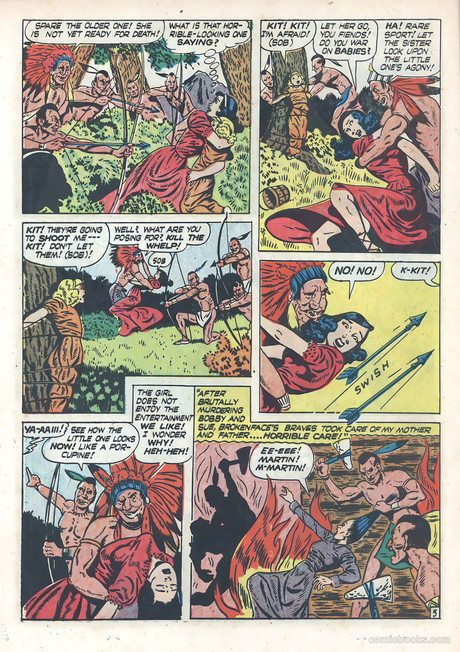 White Chief of the Pawnee Indians #1 (1951) — page 30 of 36