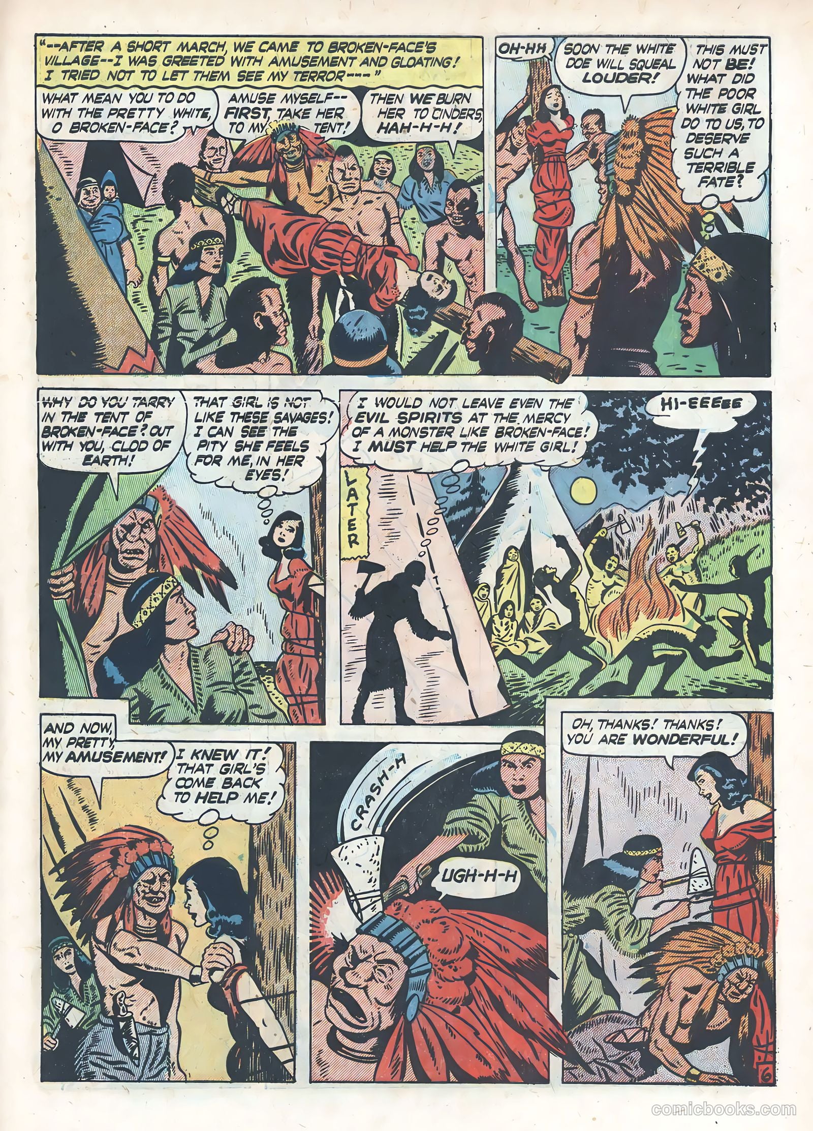 White Chief of the Pawnee Indians #1 (1951) — page 31 of 36