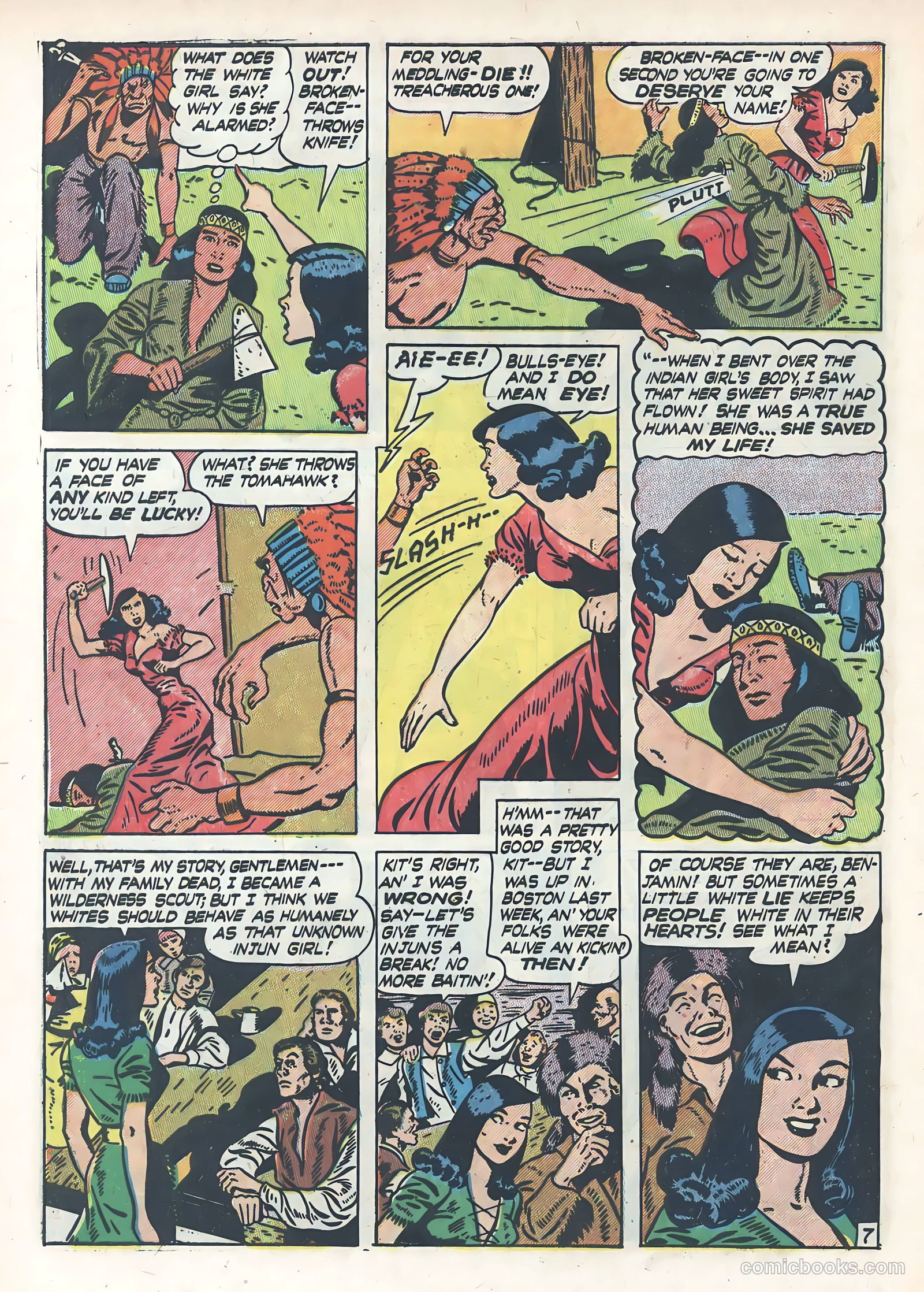 White Chief of the Pawnee Indians #1 (1951) — page 32 of 36