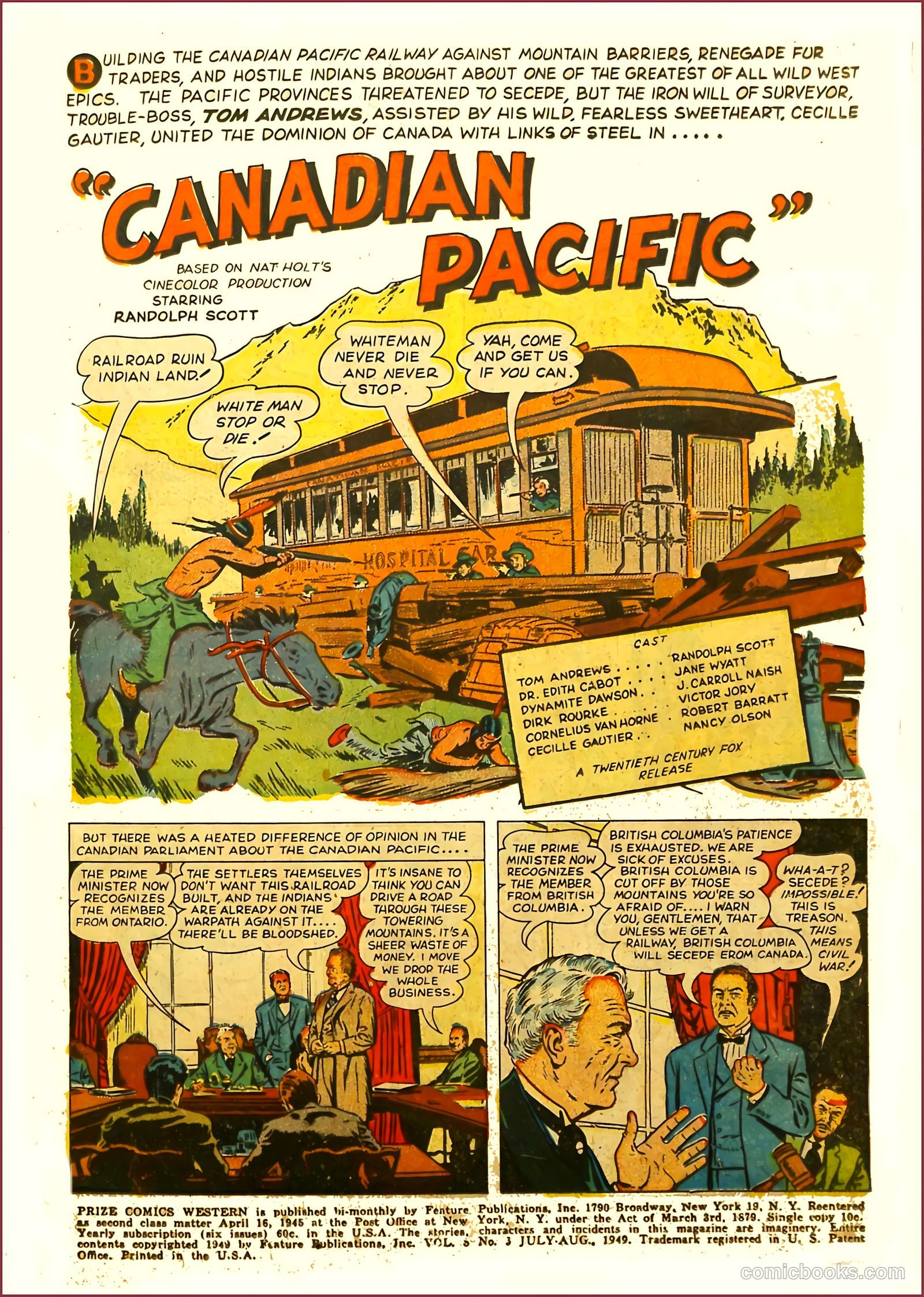 Prize Comics Western #76 (1950) — page 3 of 52