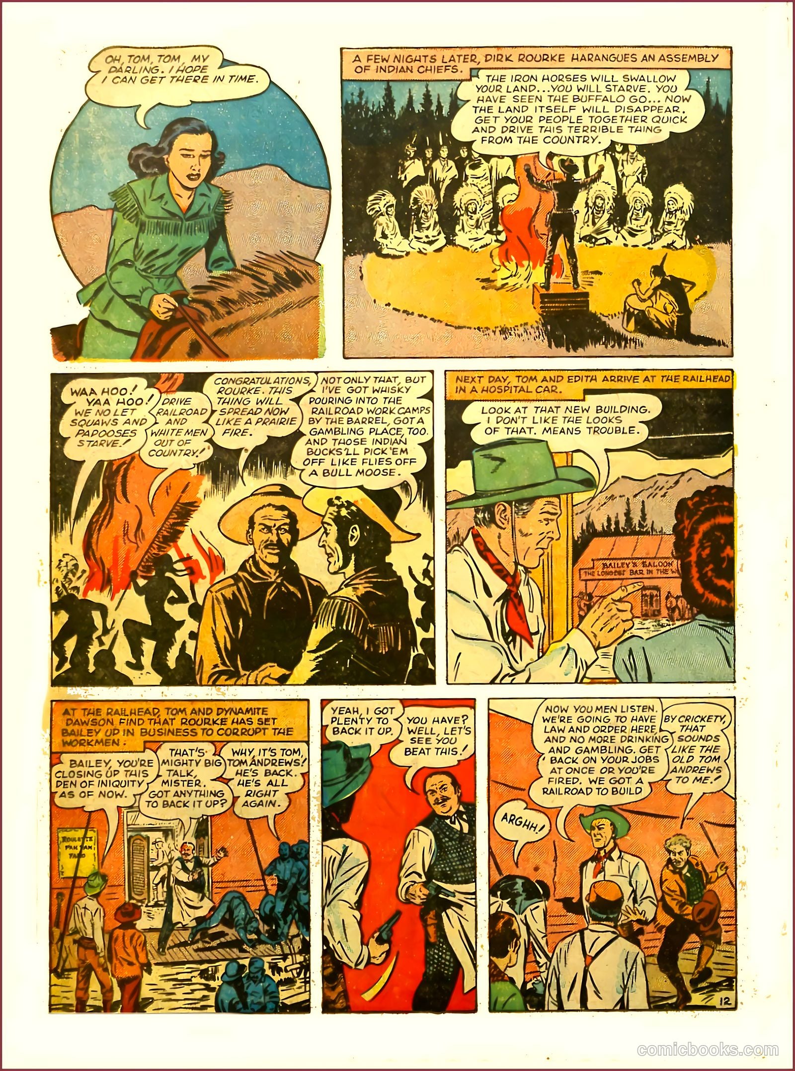 Prize Comics Western #76 (1950) — page 14 of 52