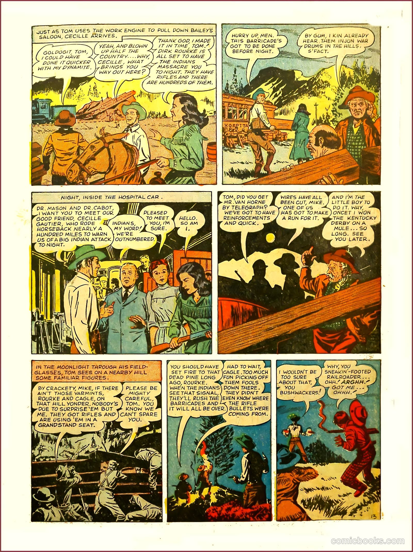 Prize Comics Western #76 (1950) — page 15 of 52