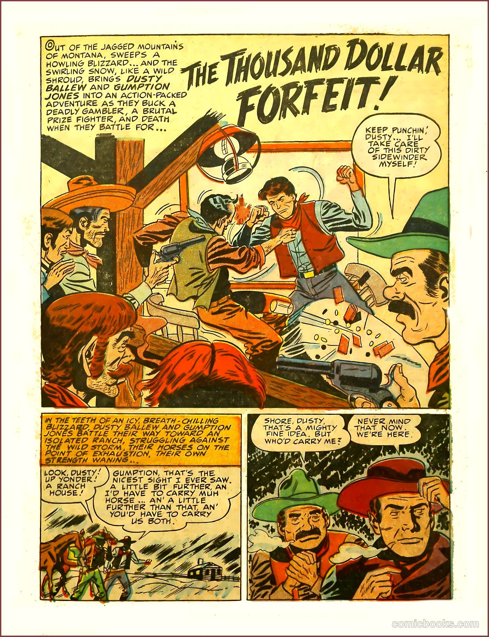 Prize Comics Western #76 (1950) — page 17 of 52