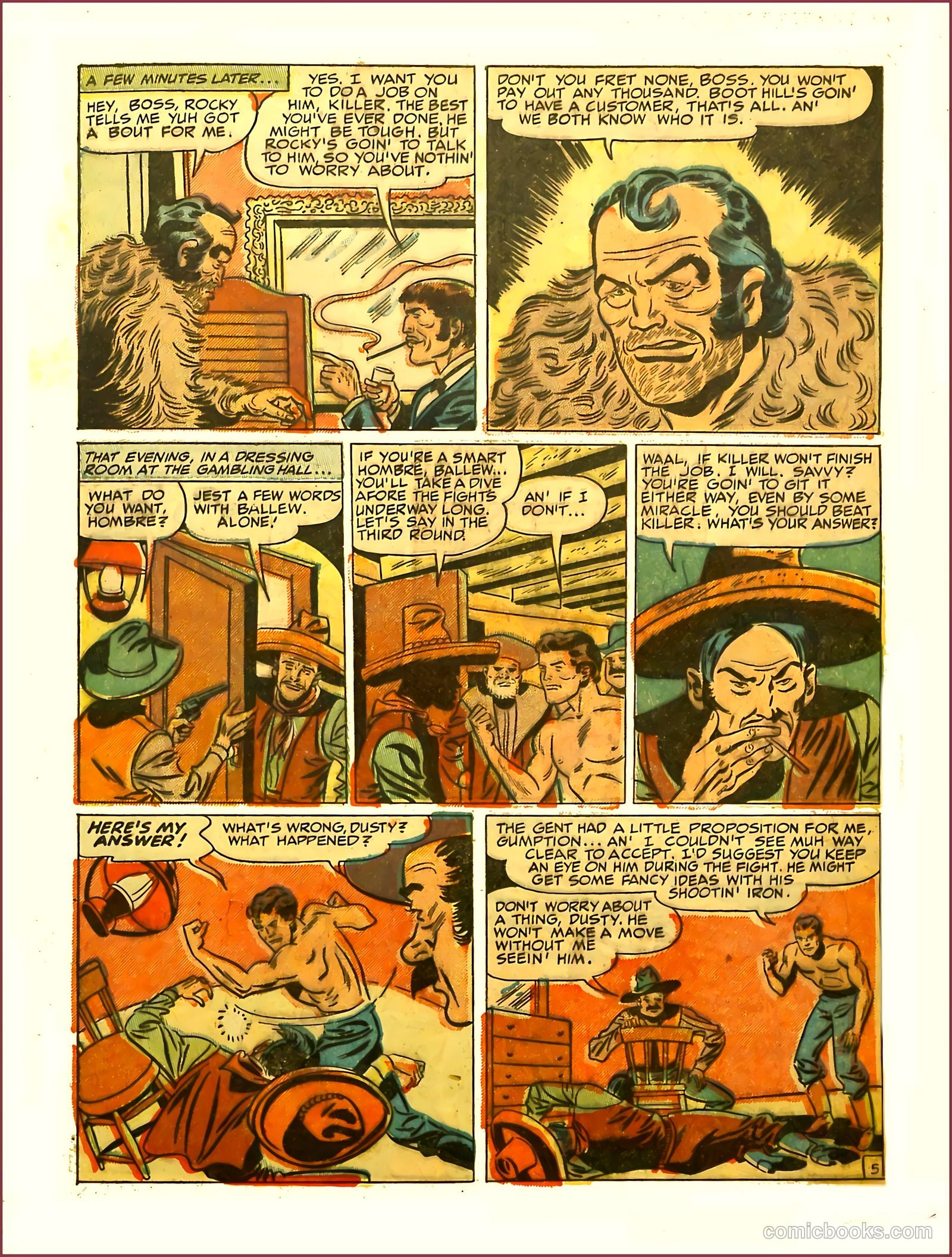 Prize Comics Western #76 (1950) — page 21 of 52