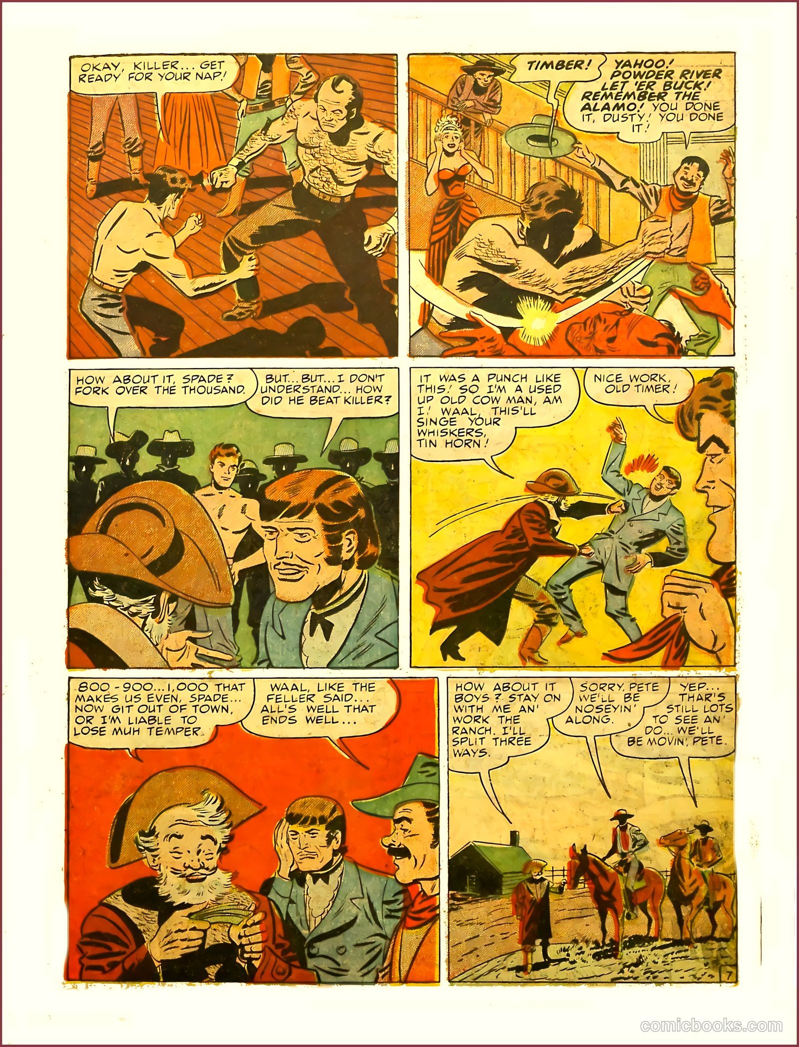 Prize Comics Western #76 (1950) — page 23 of 52