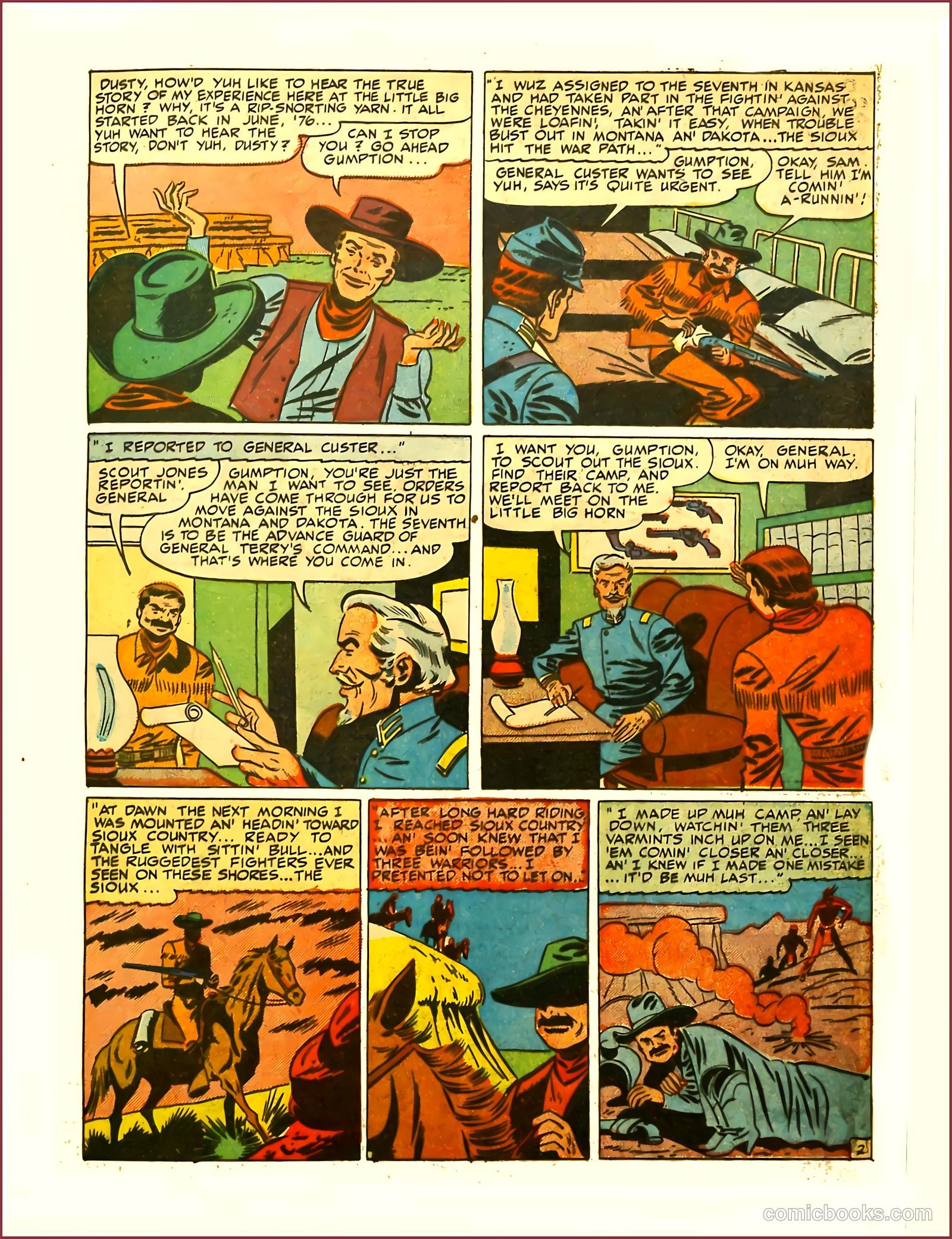 Prize Comics Western #76 (1950) — page 25 of 52