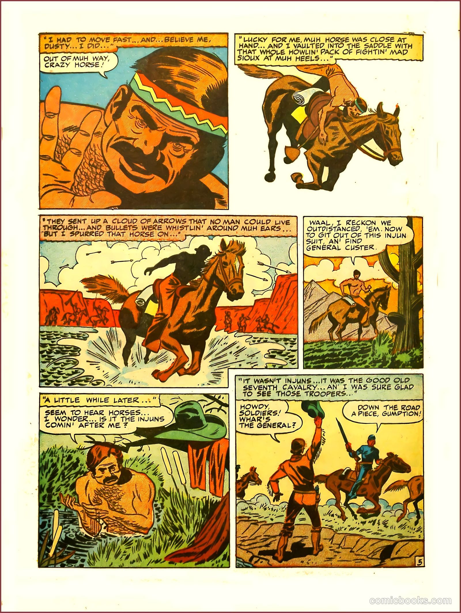 Prize Comics Western #76 (1950) — page 28 of 52