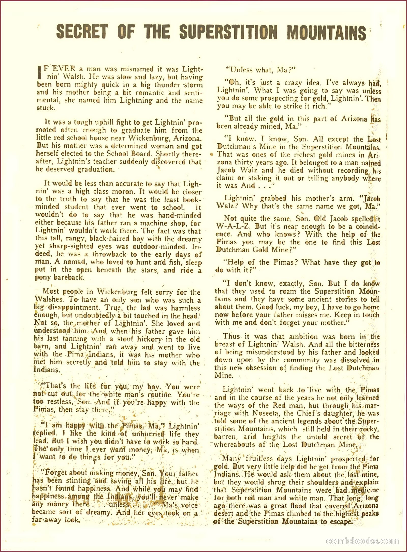 Prize Comics Western #76 (1950) — page 32 of 52