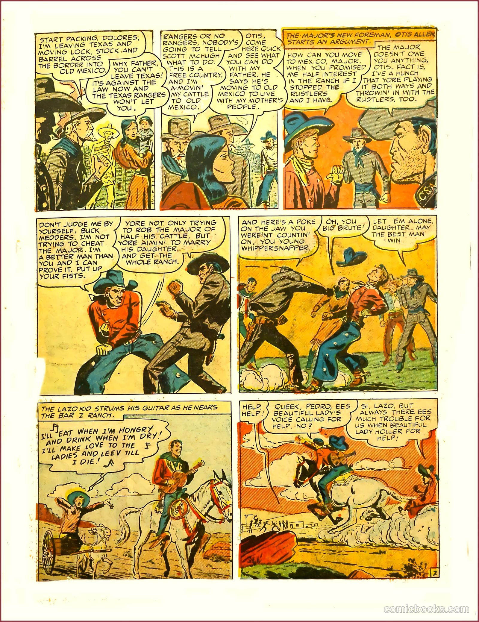 Prize Comics Western #76 (1950) — page 35 of 52