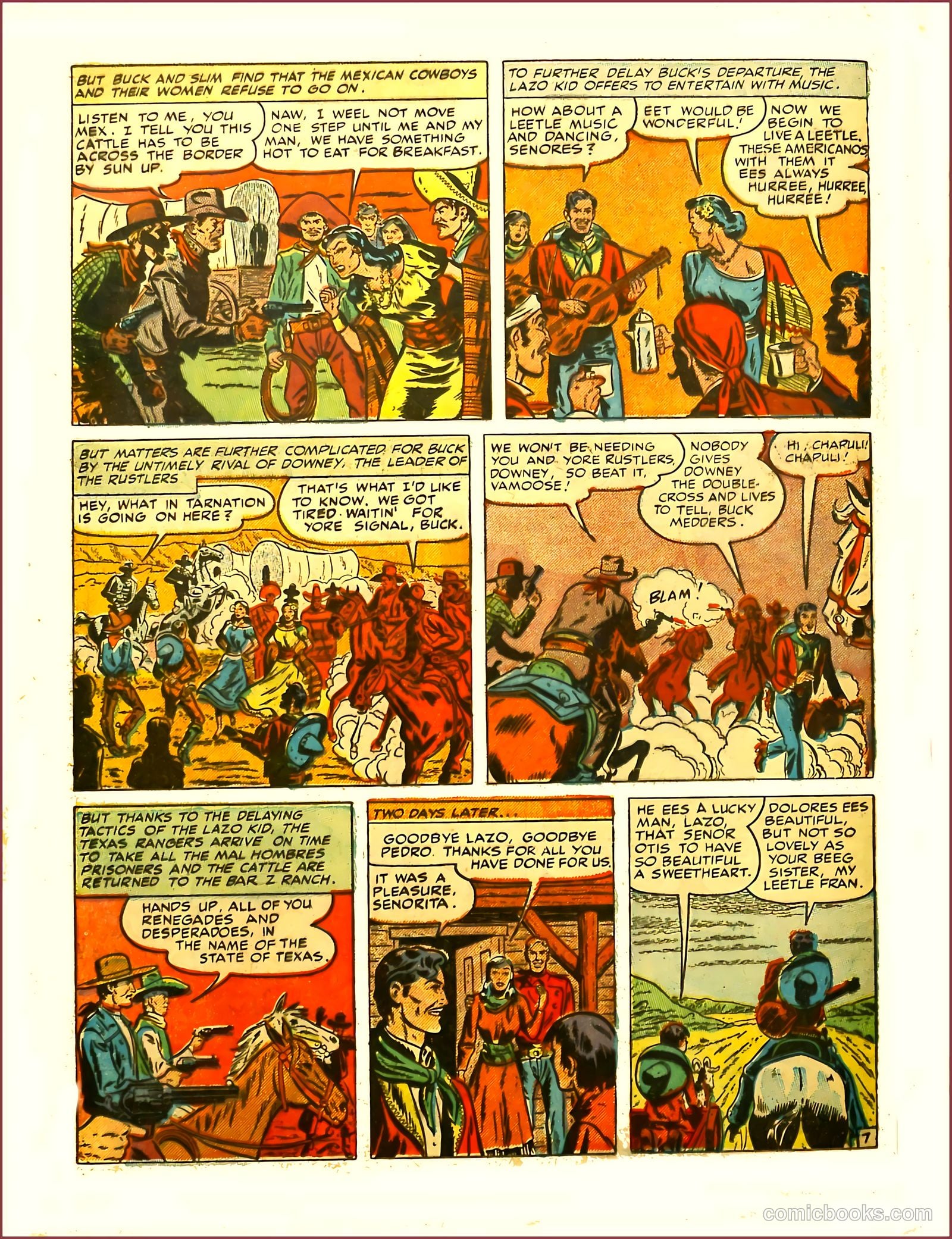 Prize Comics Western #76 (1950) — page 40 of 52
