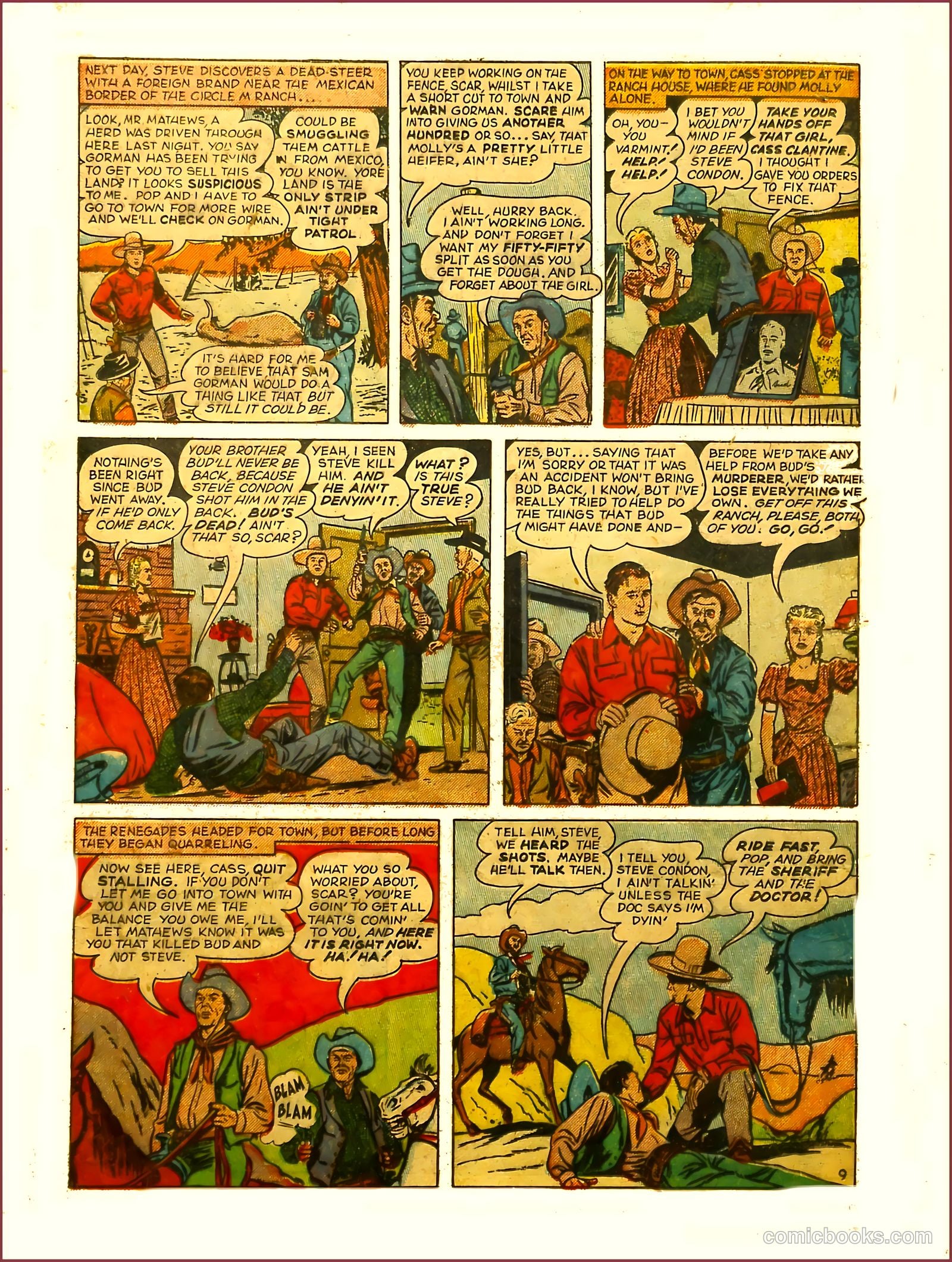 Prize Comics Western #78 (1950) — page 16 of 52