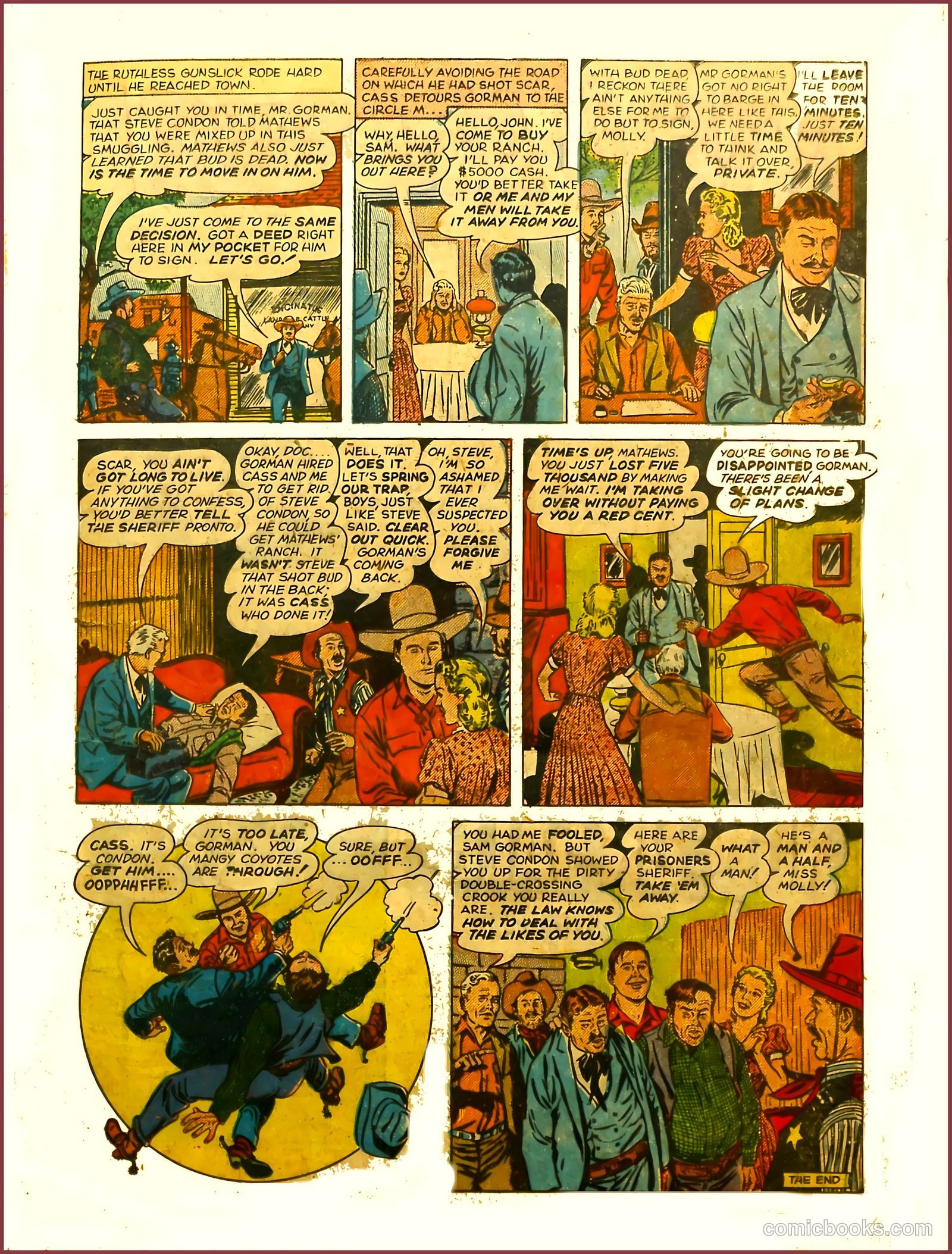 Prize Comics Western #78 (1950) — page 17 of 52