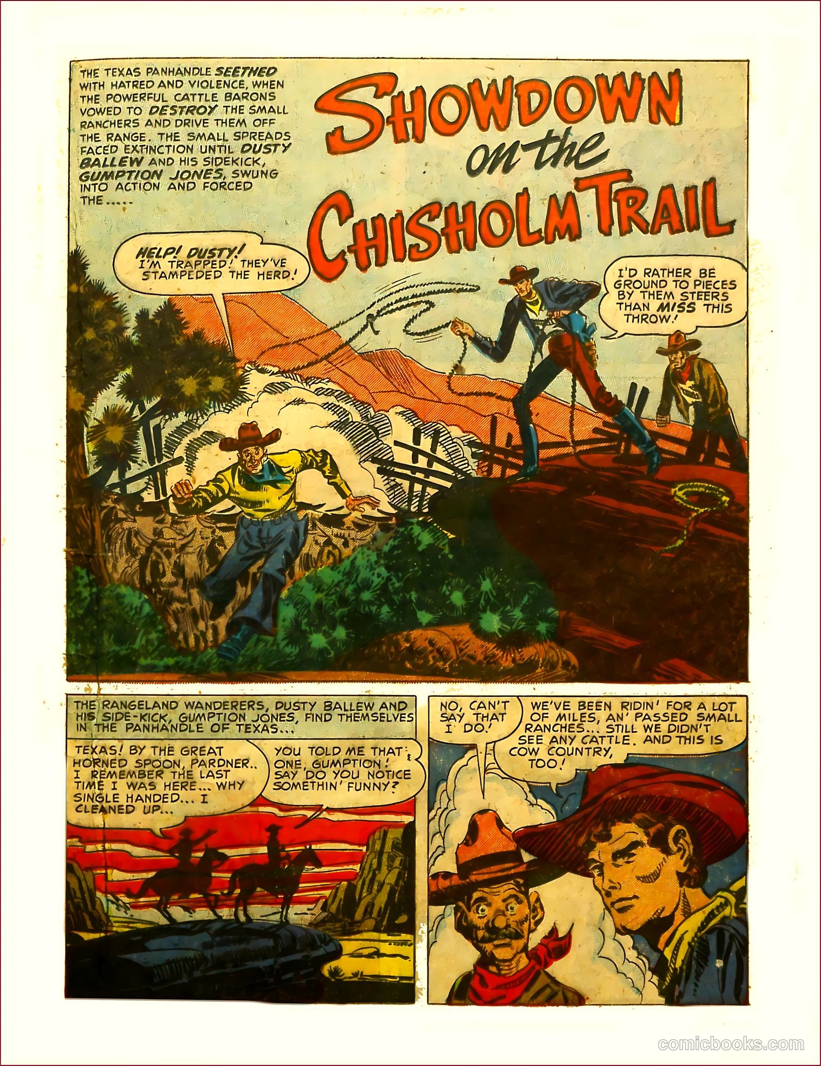Prize Comics Western #78 (1950) — page 19 of 52