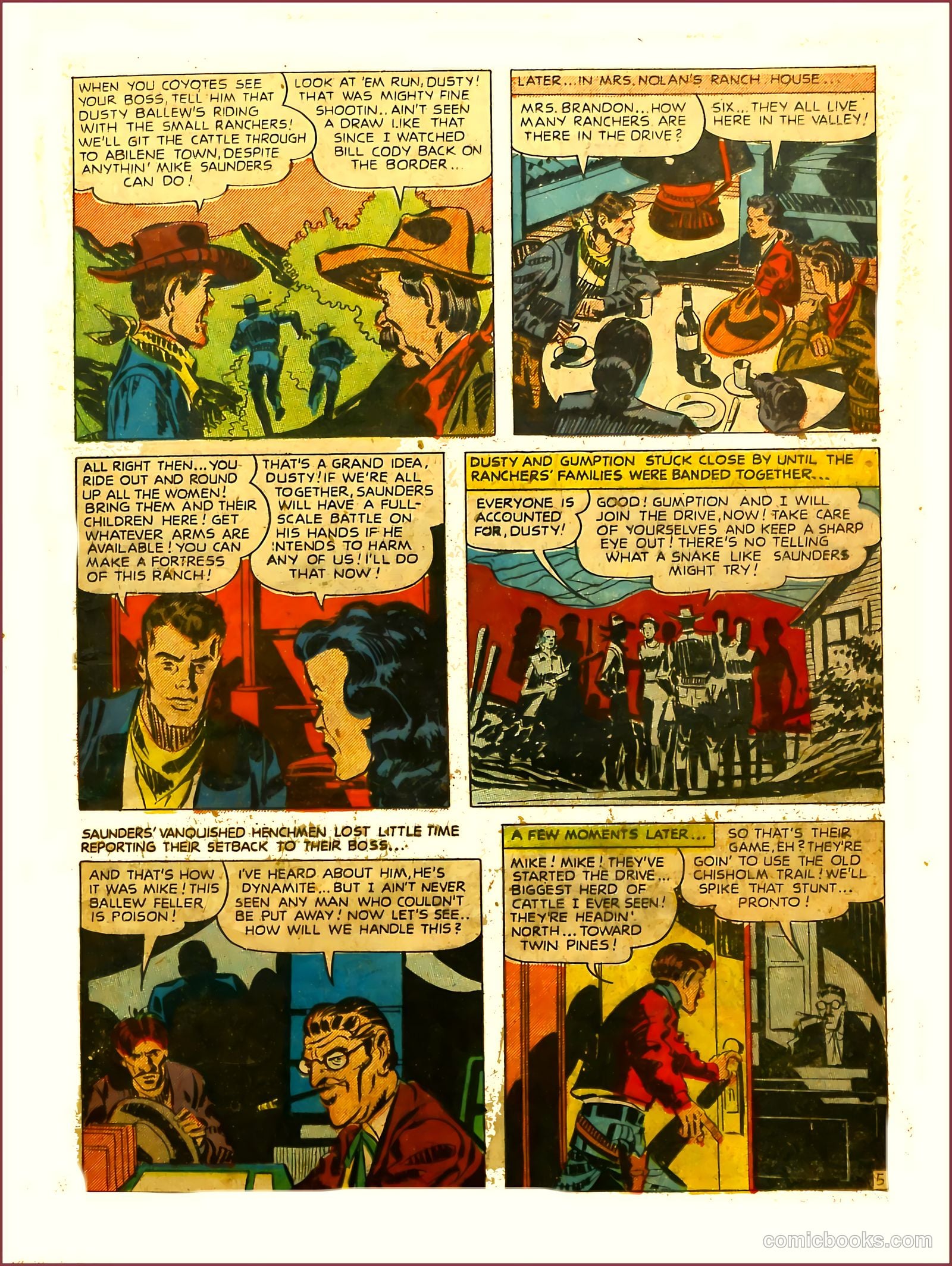 Prize Comics Western #78 (1950) — page 23 of 52