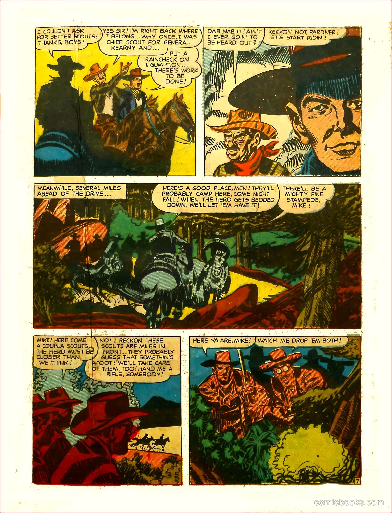 Prize Comics Western #78 (1950) — page 25 of 52