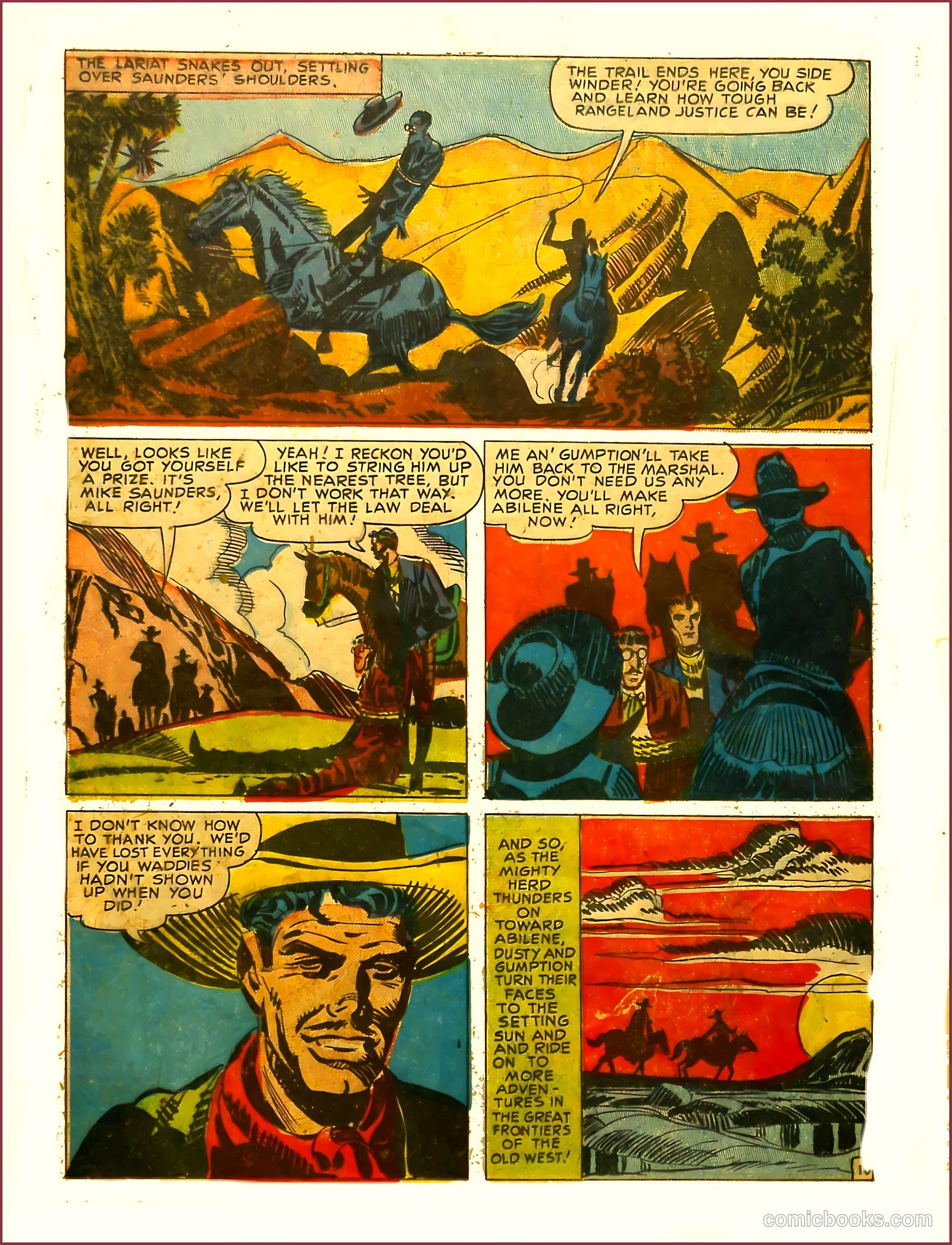 Prize Comics Western #78 (1950) — page 28 of 52