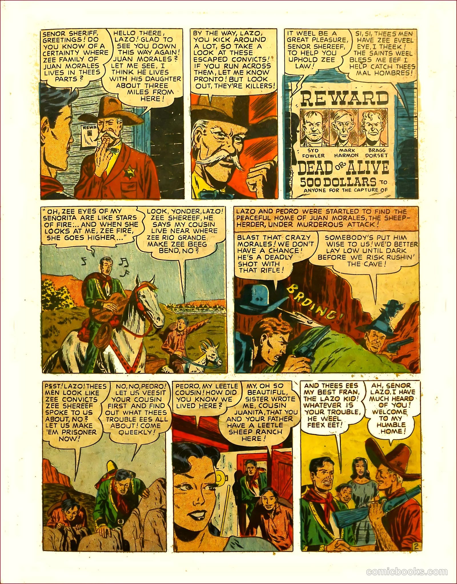 Prize Comics Western #78 (1950) — page 33 of 52
