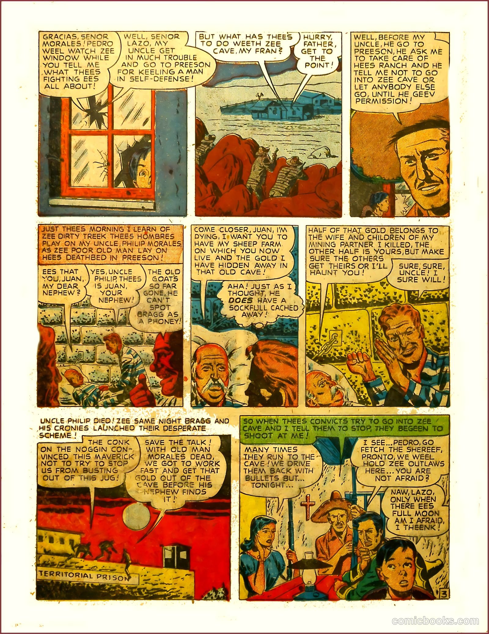 Prize Comics Western #78 (1950) — page 34 of 52