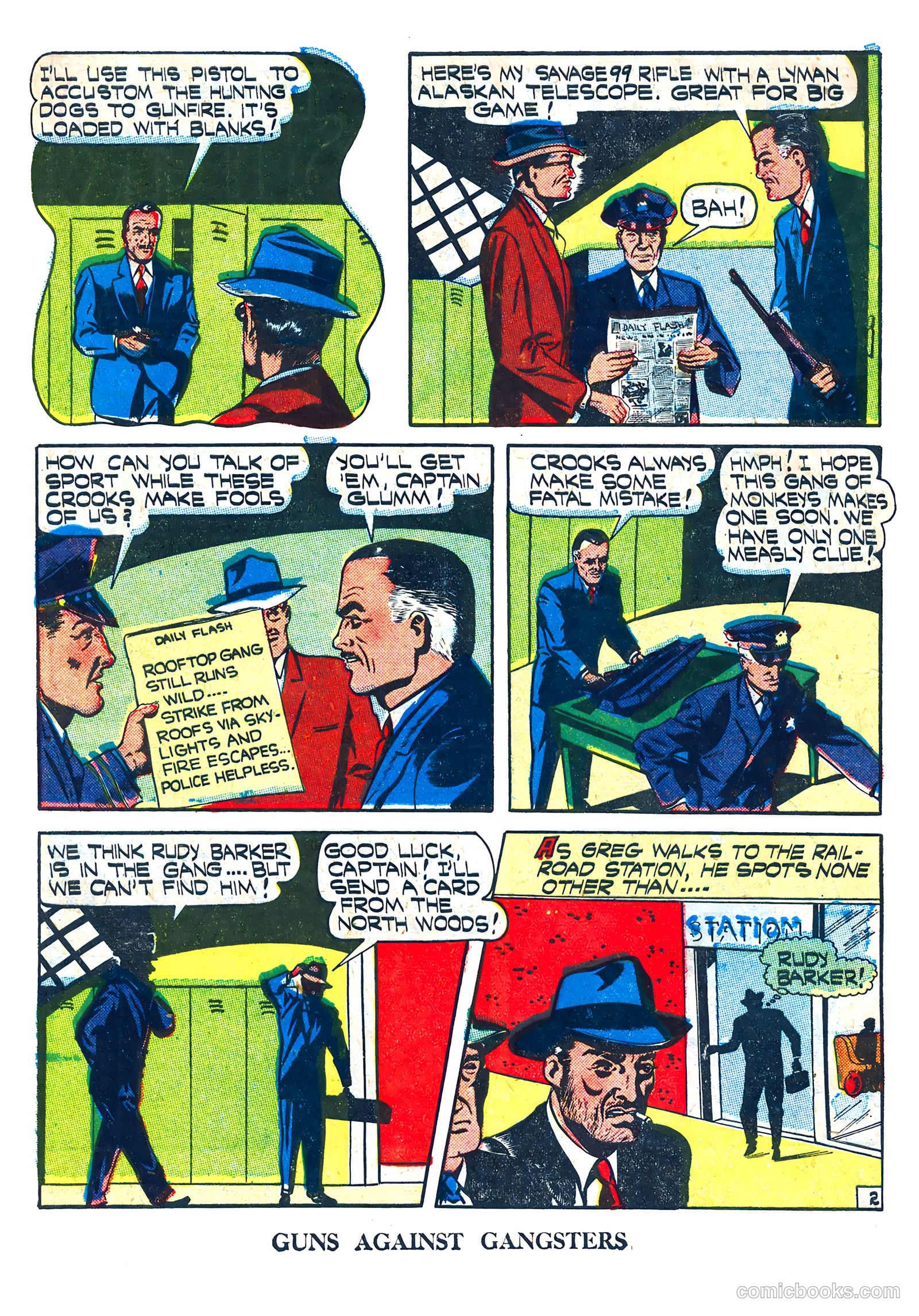 Guns Against Gangsters #1 (1948) — page 4 of 36