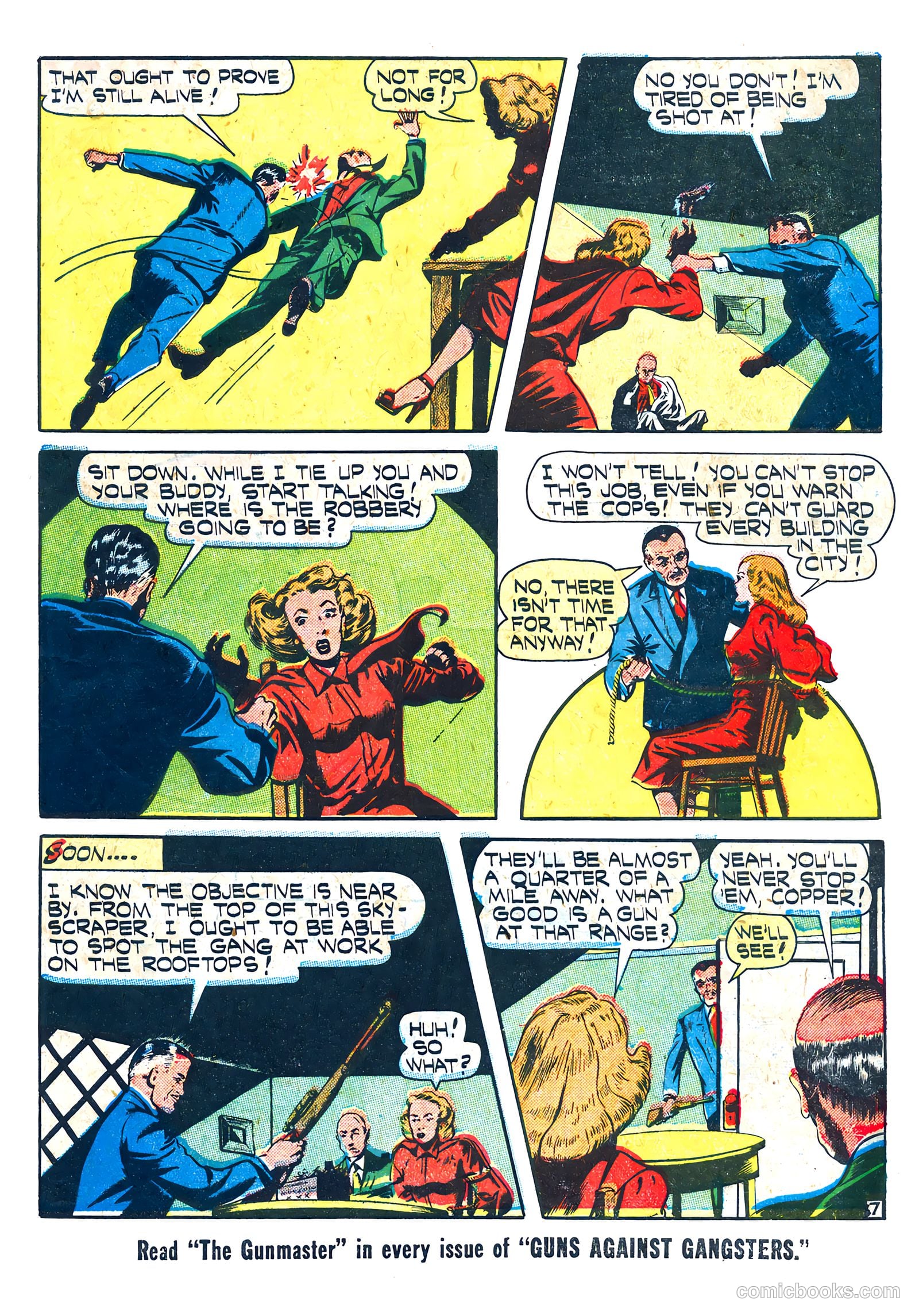 Guns Against Gangsters #1 (1948) — page 9 of 36