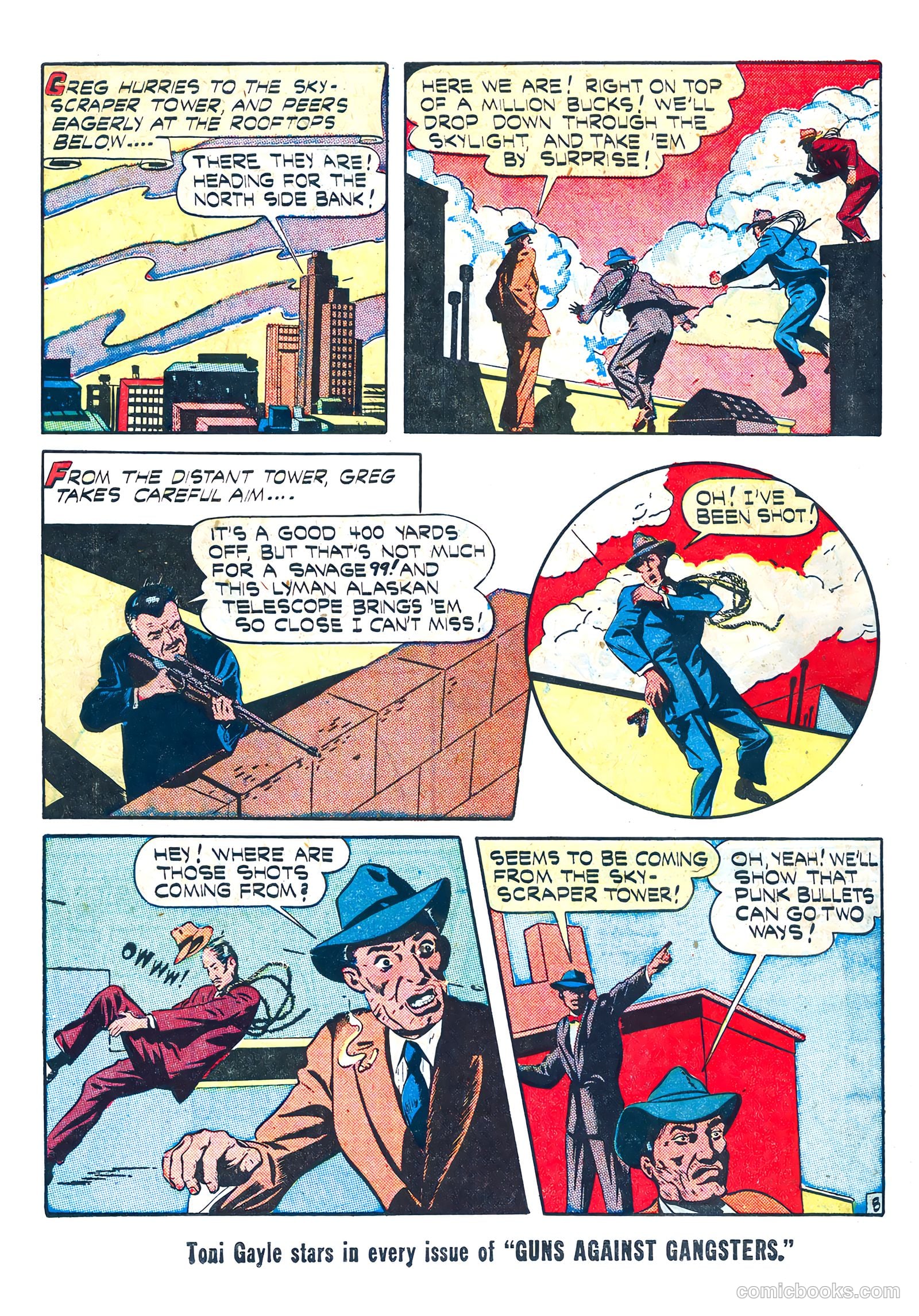 Guns Against Gangsters #1 (1948) — page 10 of 36
