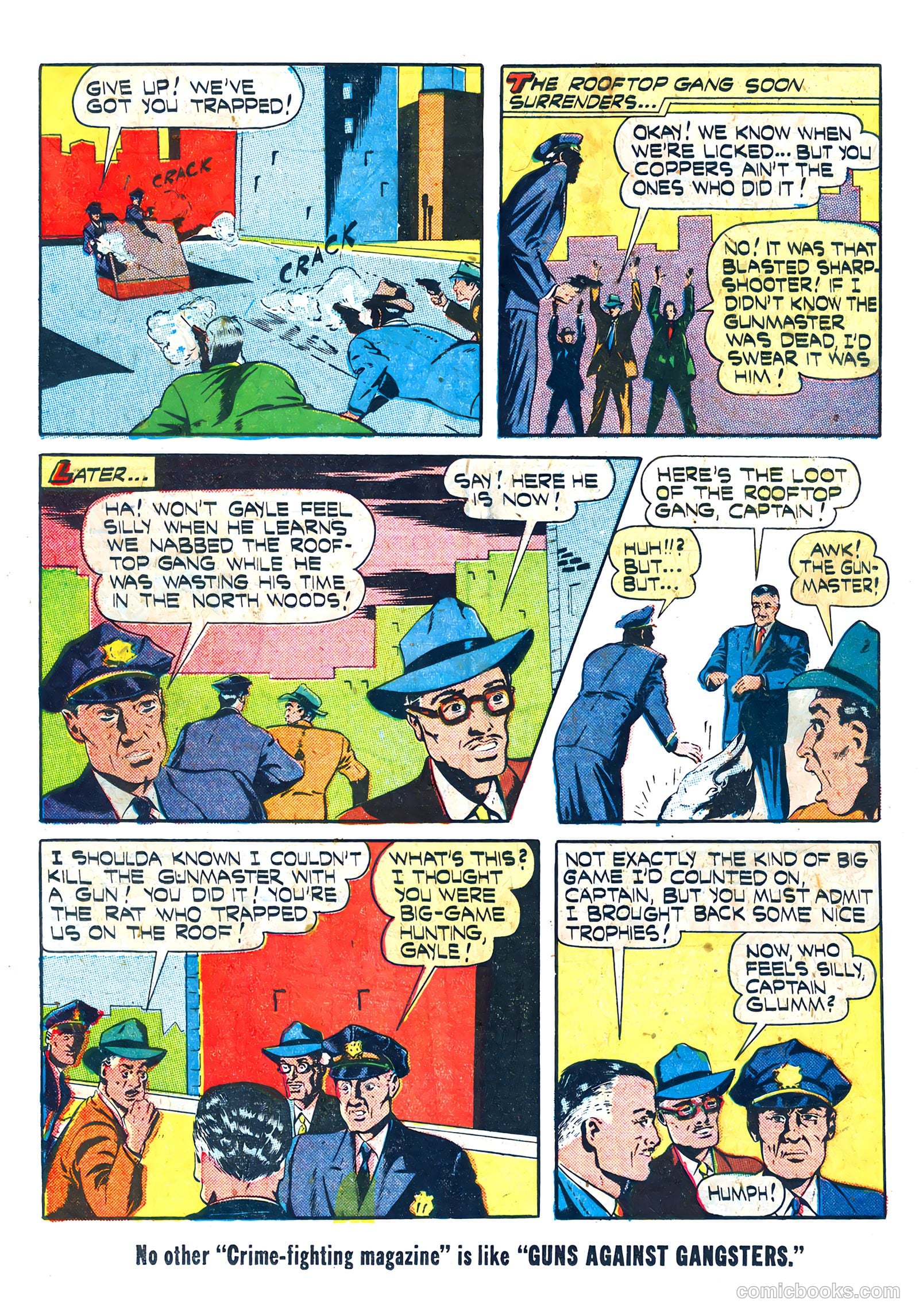 Guns Against Gangsters #1 (1948) — page 12 of 36