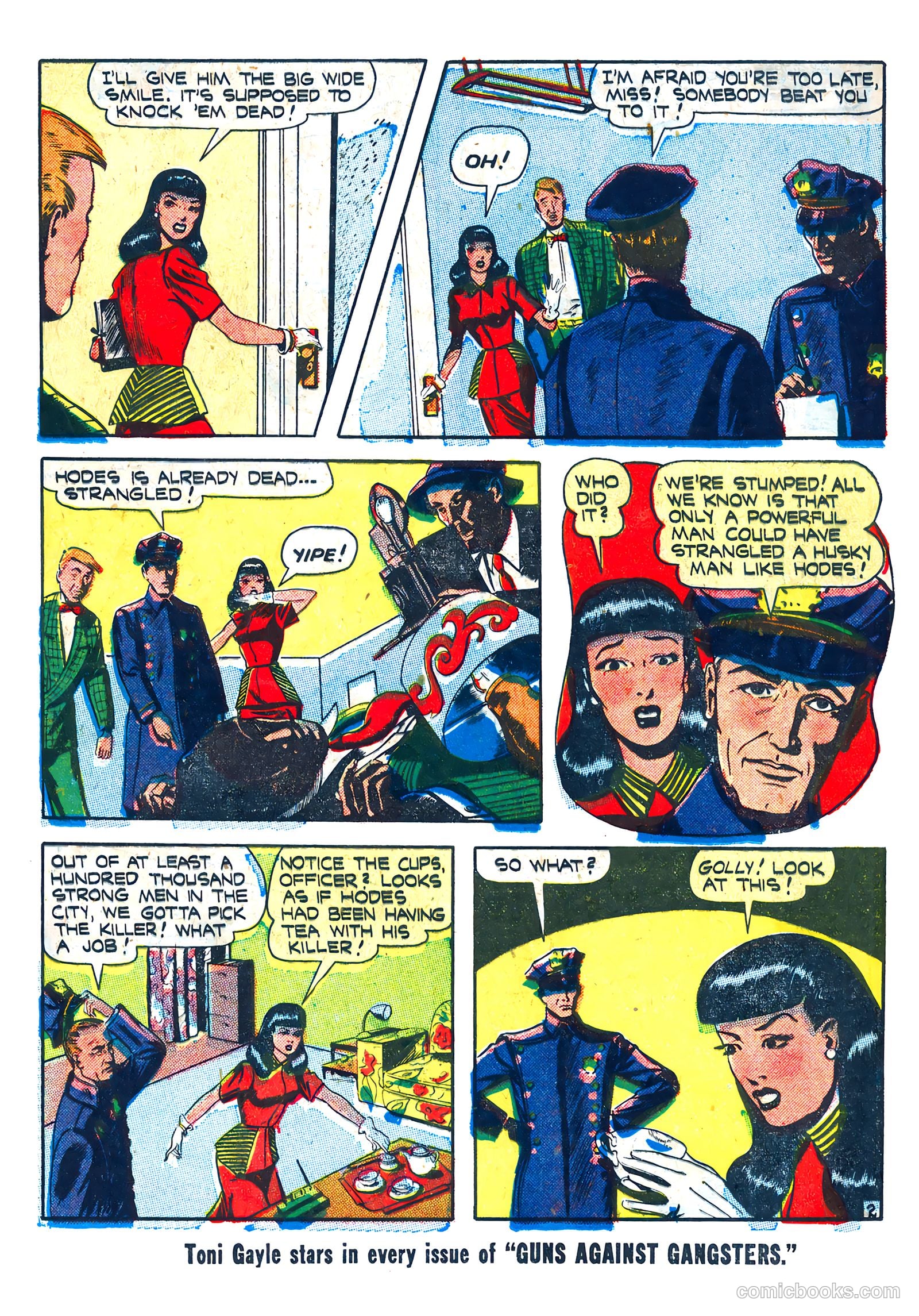 Guns Against Gangsters #1 (1948) — page 17 of 36