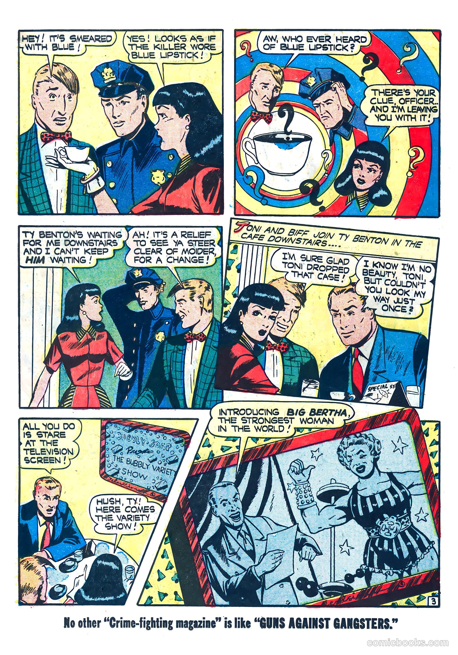 Guns Against Gangsters #1 (1948) — page 18 of 36