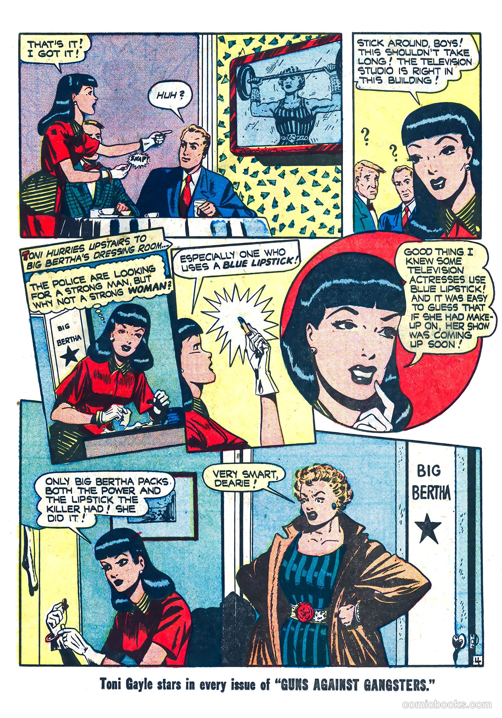 Guns Against Gangsters #1 (1948) — page 19 of 36