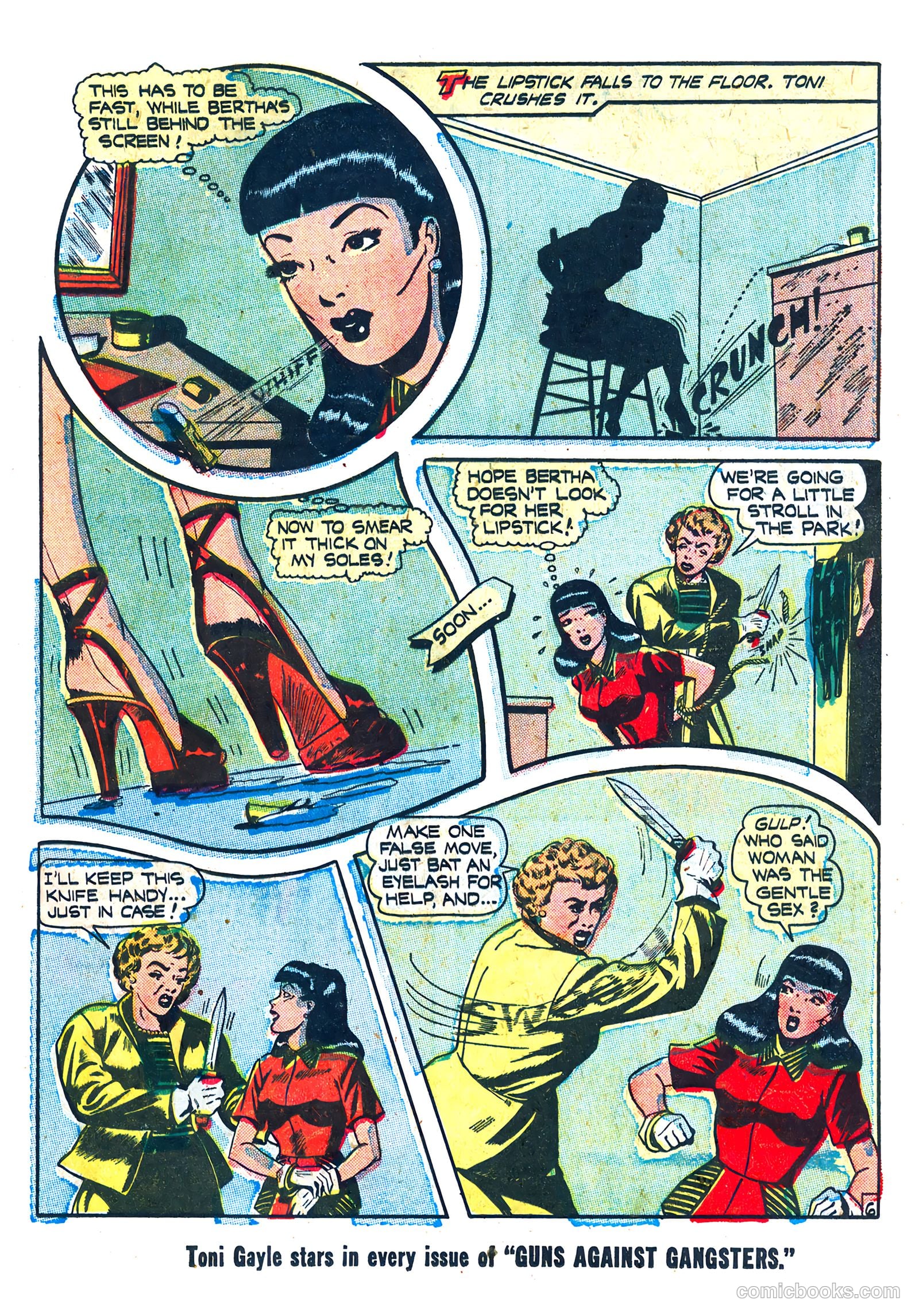 Guns Against Gangsters #1 (1948) — page 21 of 36