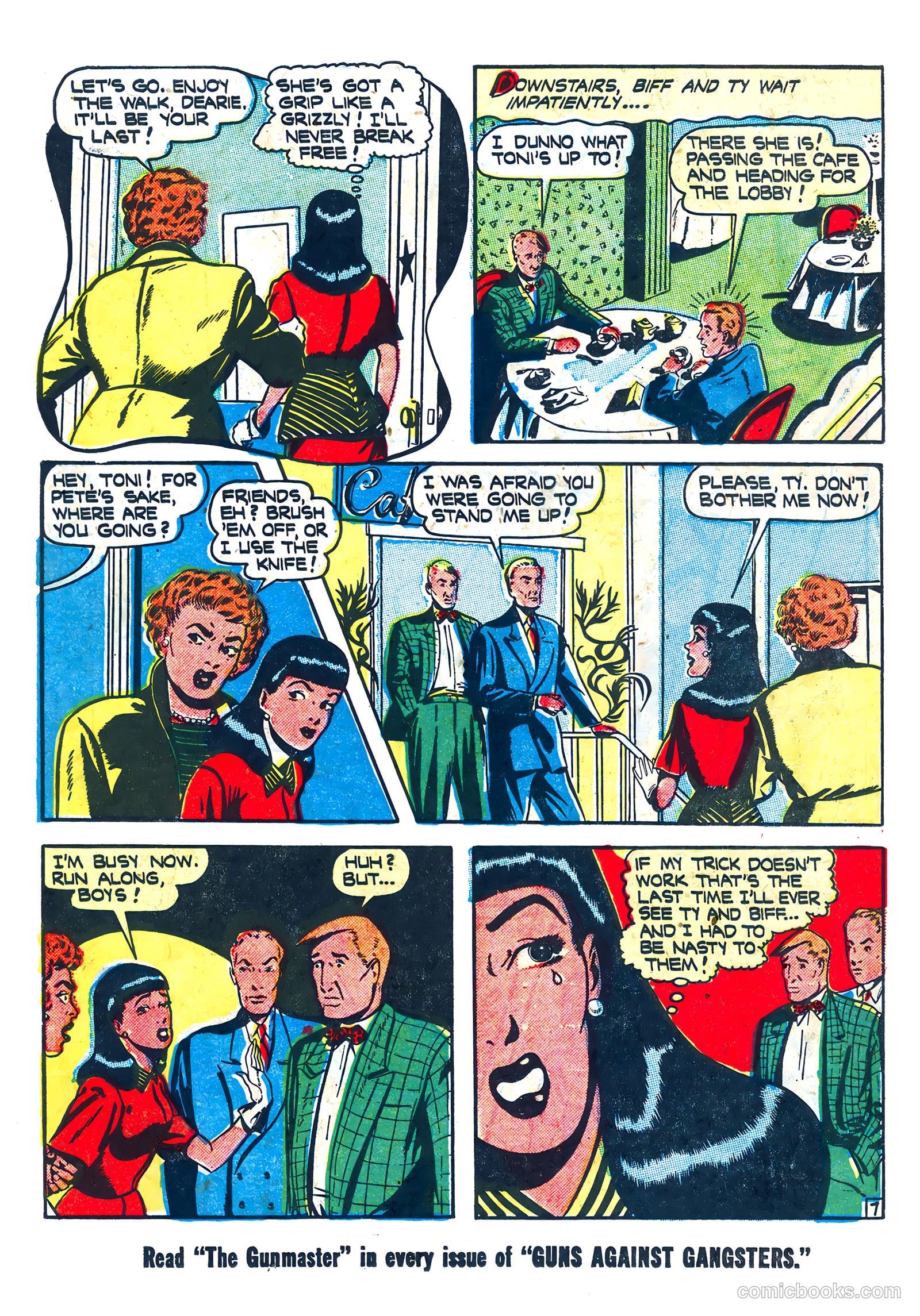 Guns Against Gangsters #1 (1948) — page 22 of 36