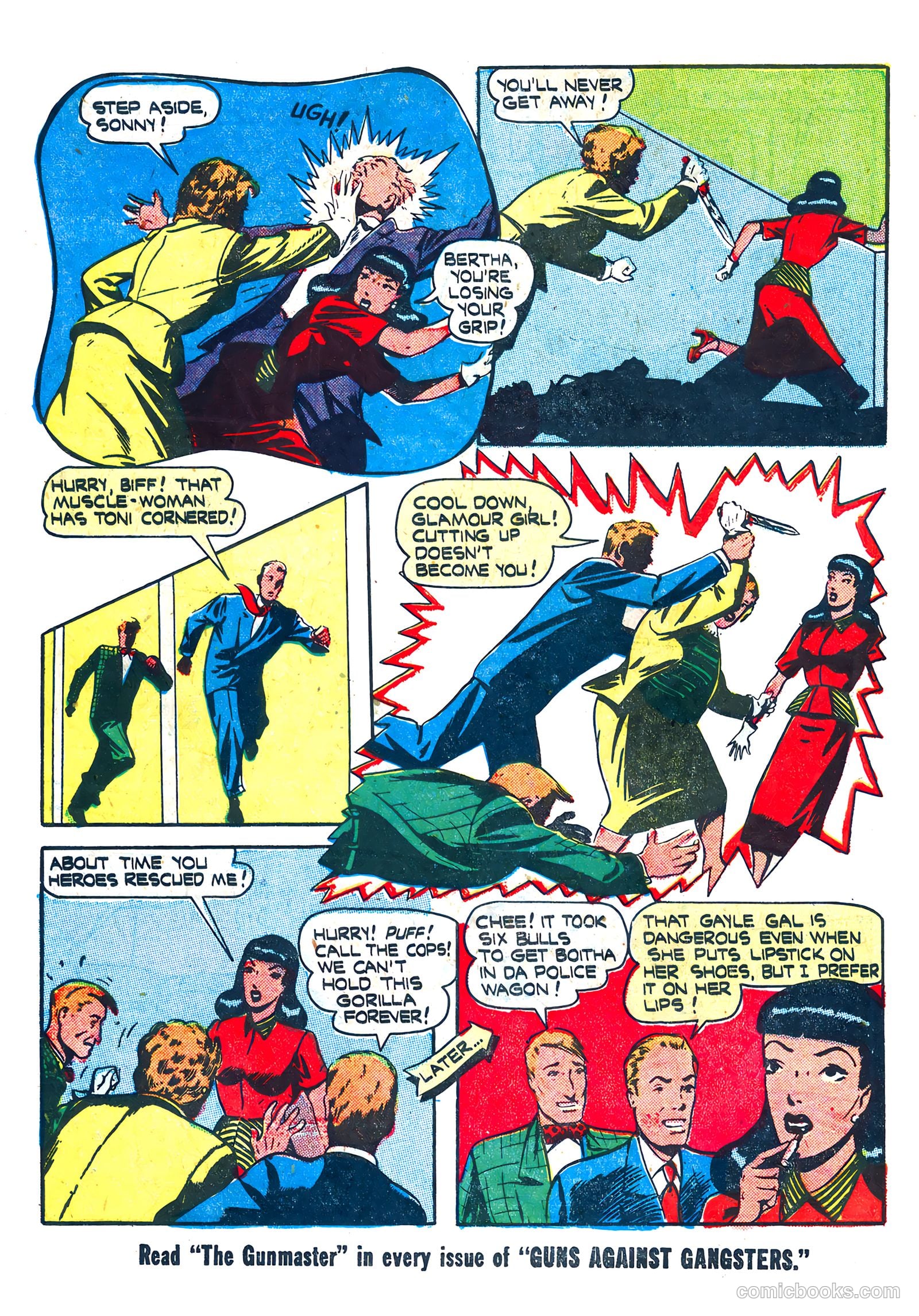 Guns Against Gangsters #1 (1948) — page 24 of 36