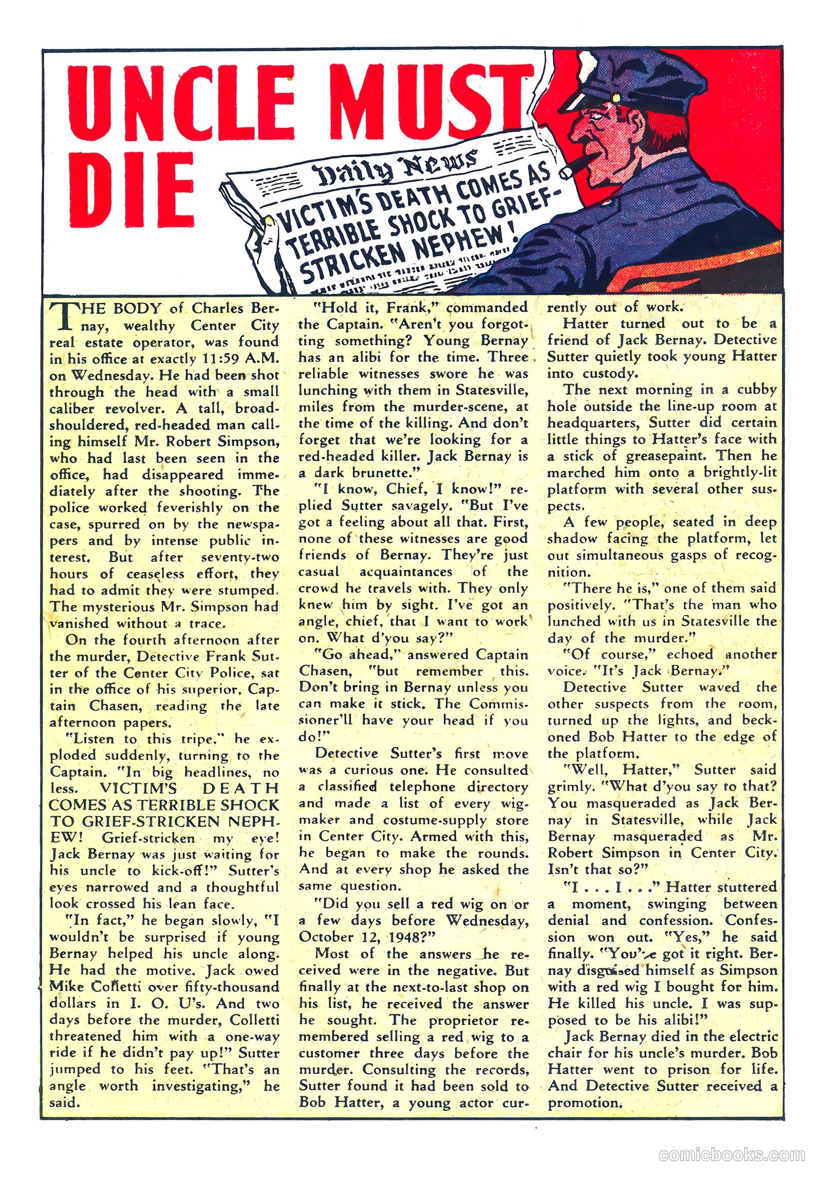 Guns Against Gangsters #1 (1948) — page 26 of 36