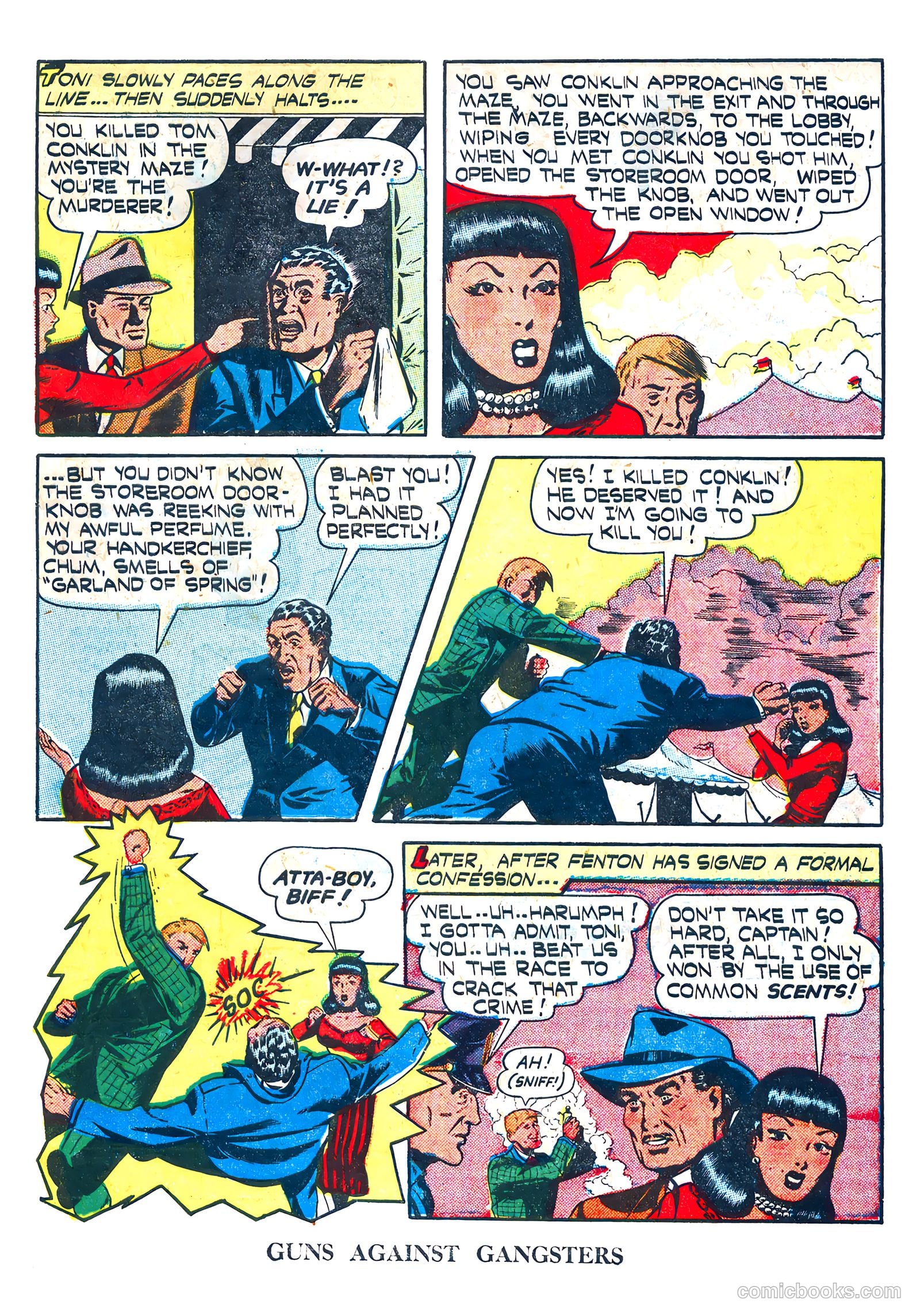 Guns Against Gangsters #1 (1948) — page 33 of 36