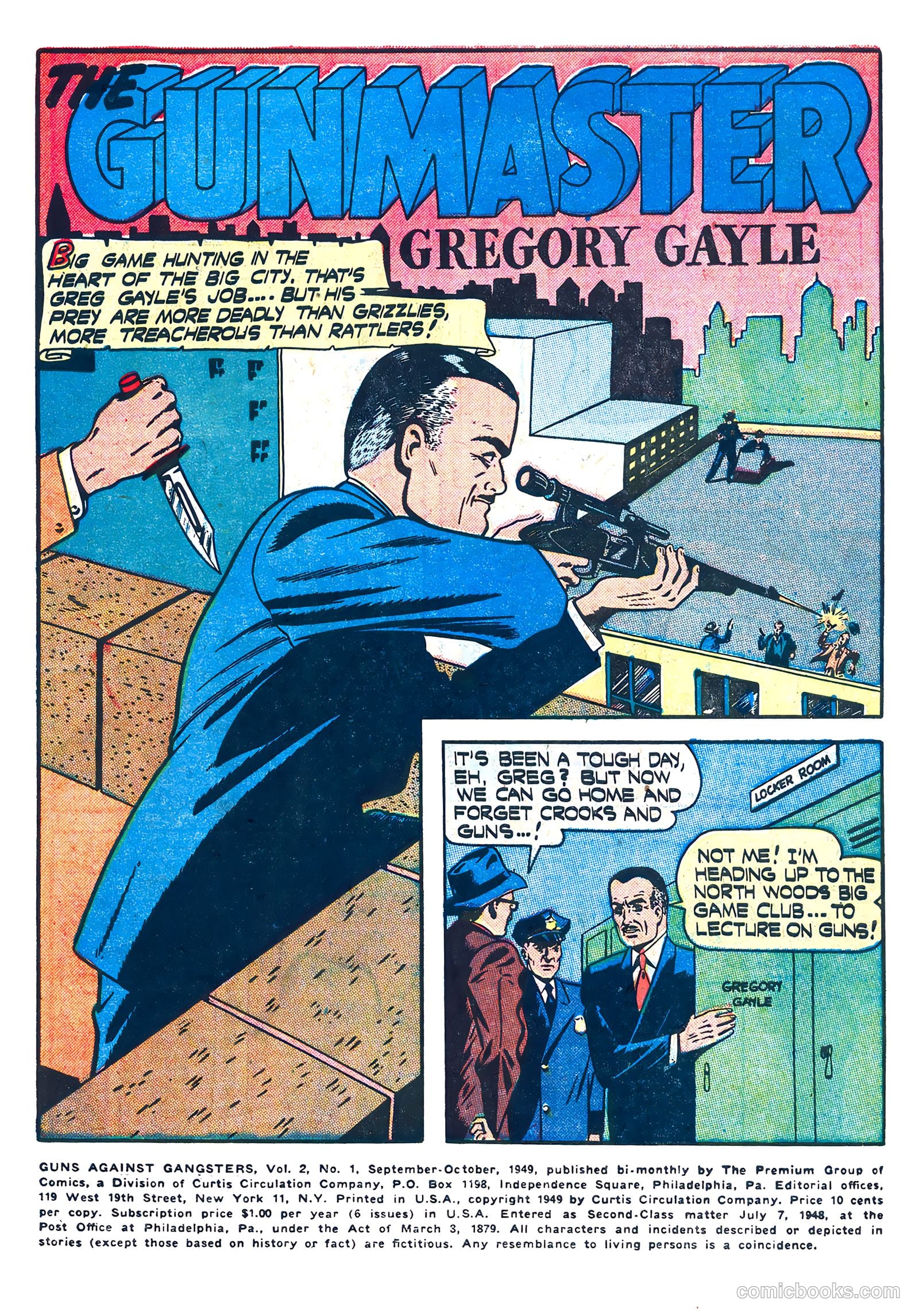 Guns Against Gangsters #7 (1948) — page 3 of 36