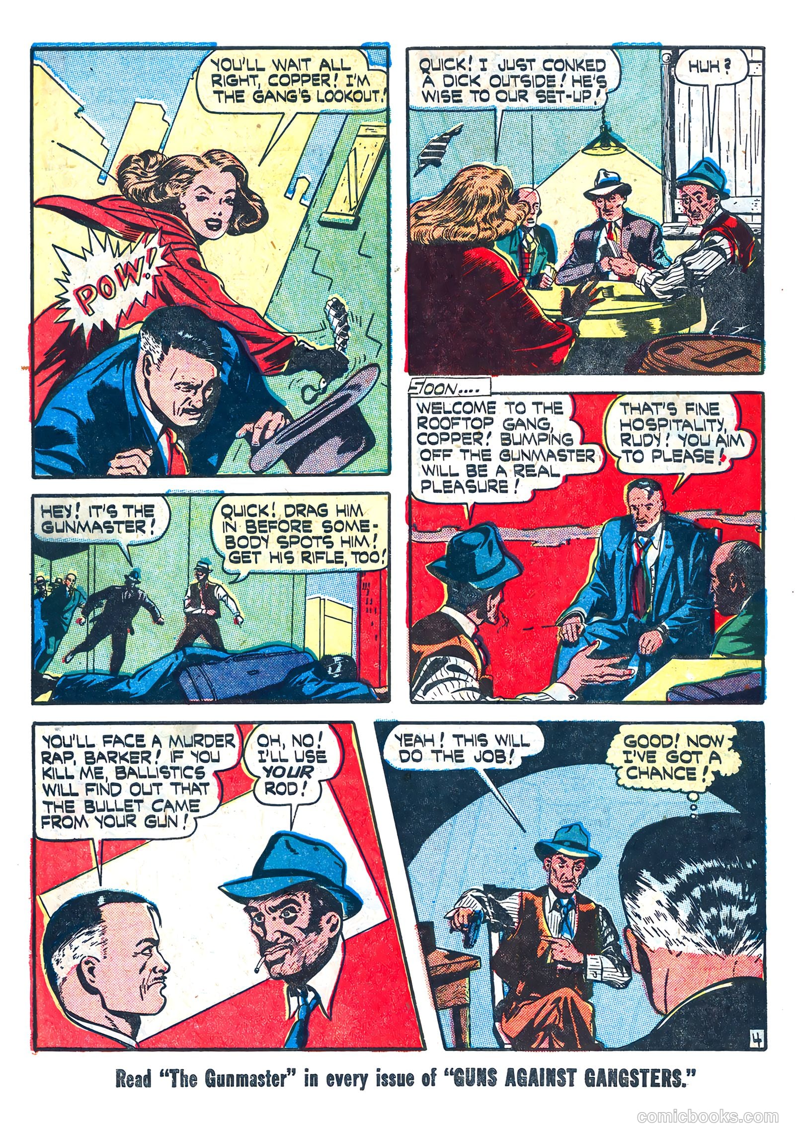 Guns Against Gangsters #7 (1948) — page 6 of 36