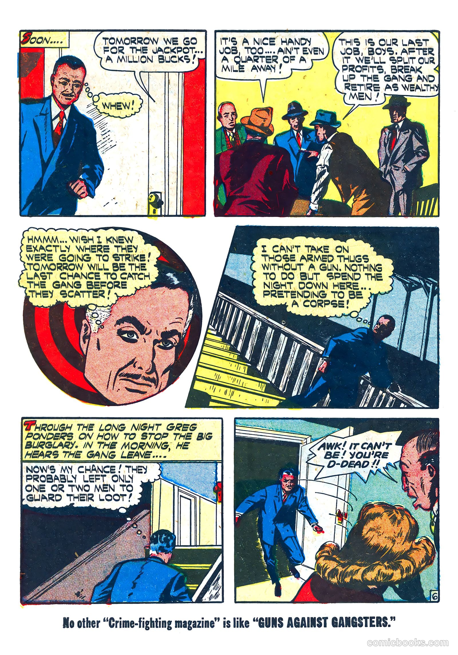 Guns Against Gangsters #7 (1948) — page 8 of 36