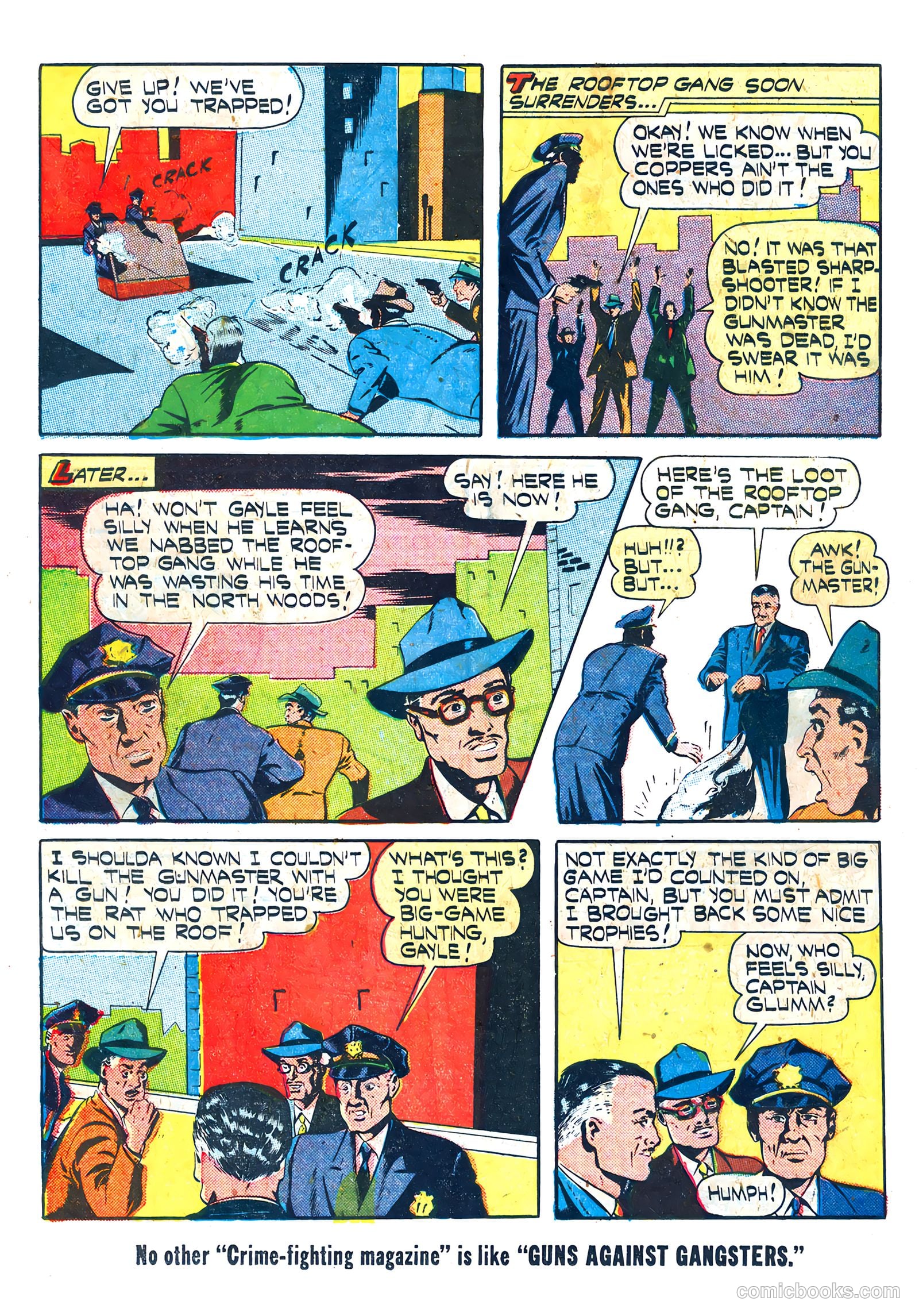 Guns Against Gangsters #7 (1948) — page 12 of 36