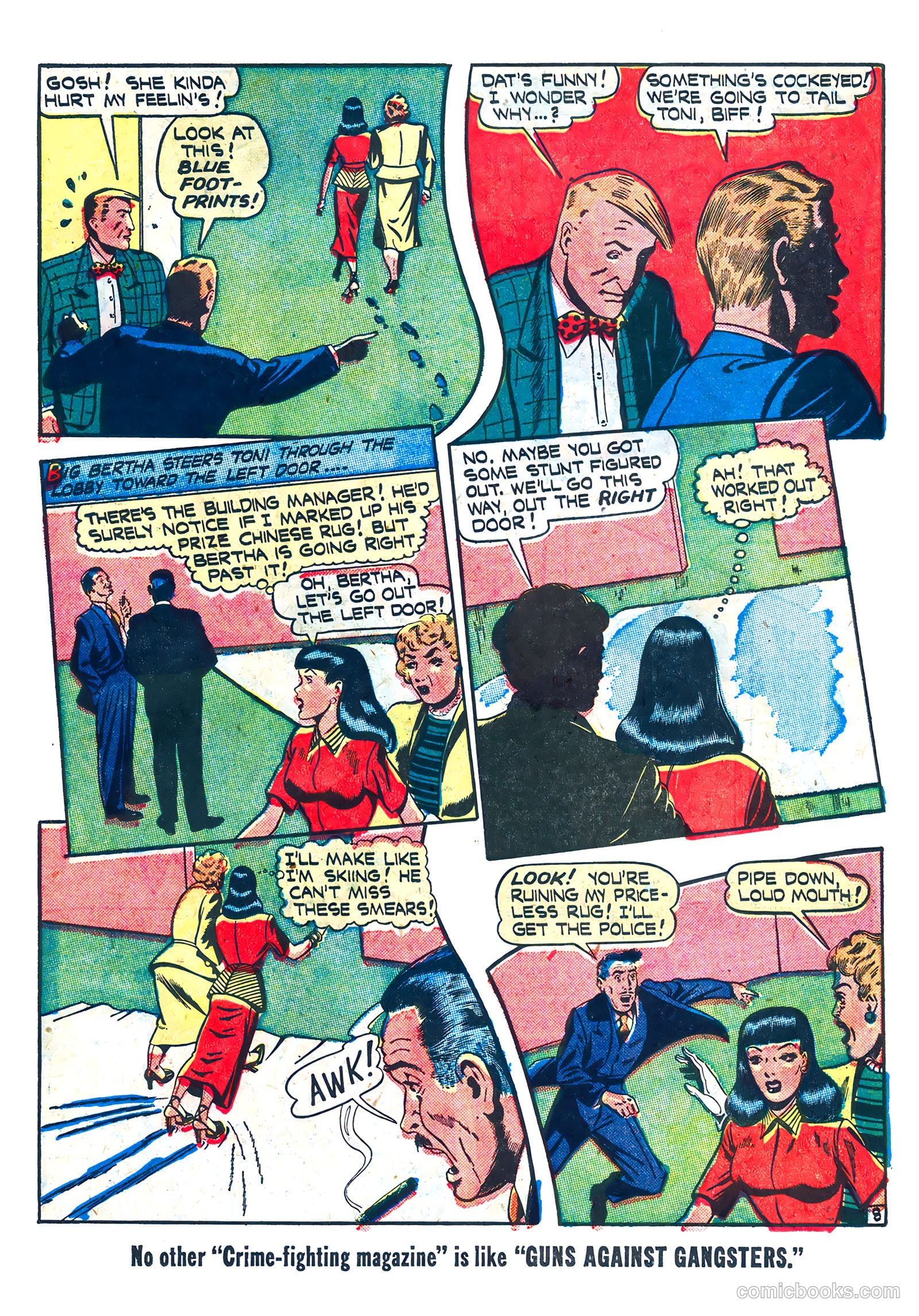 Guns Against Gangsters #7 (1948) — page 23 of 36