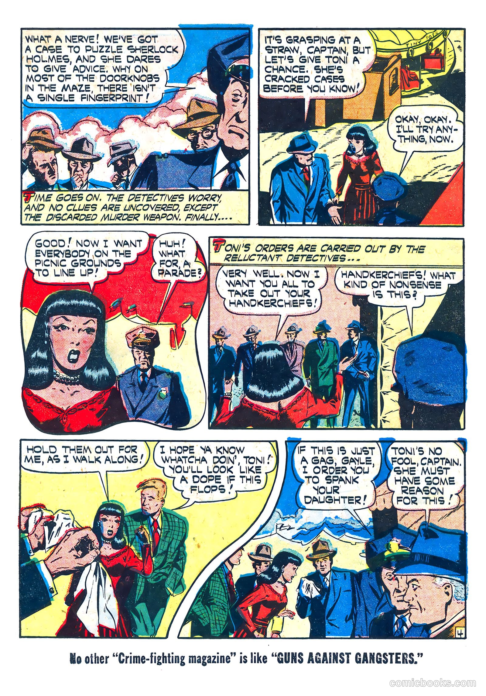 Guns Against Gangsters #7 (1948) — page 32 of 36