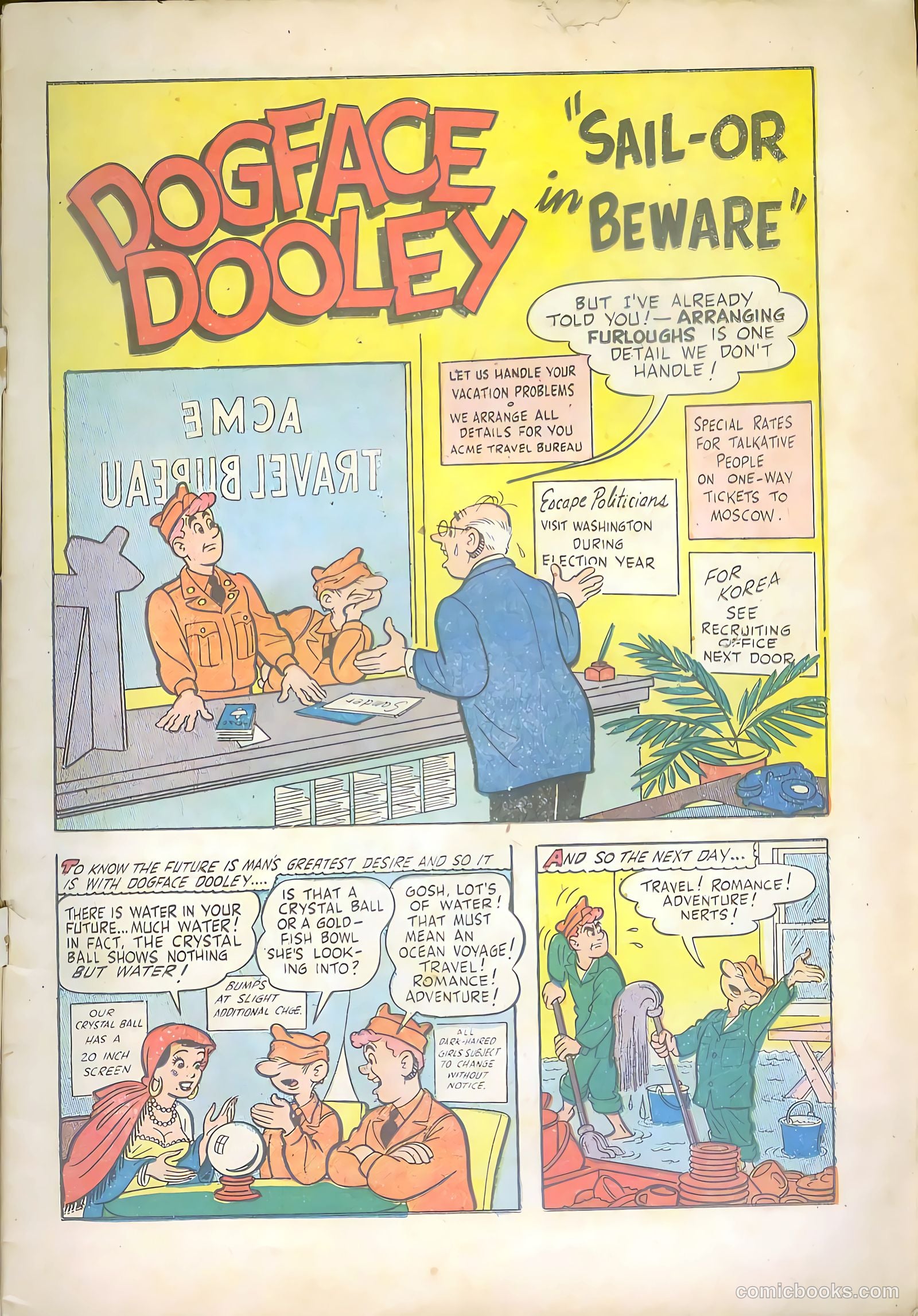 Dogface Dooley #5 (1950) — page 3 of 36
