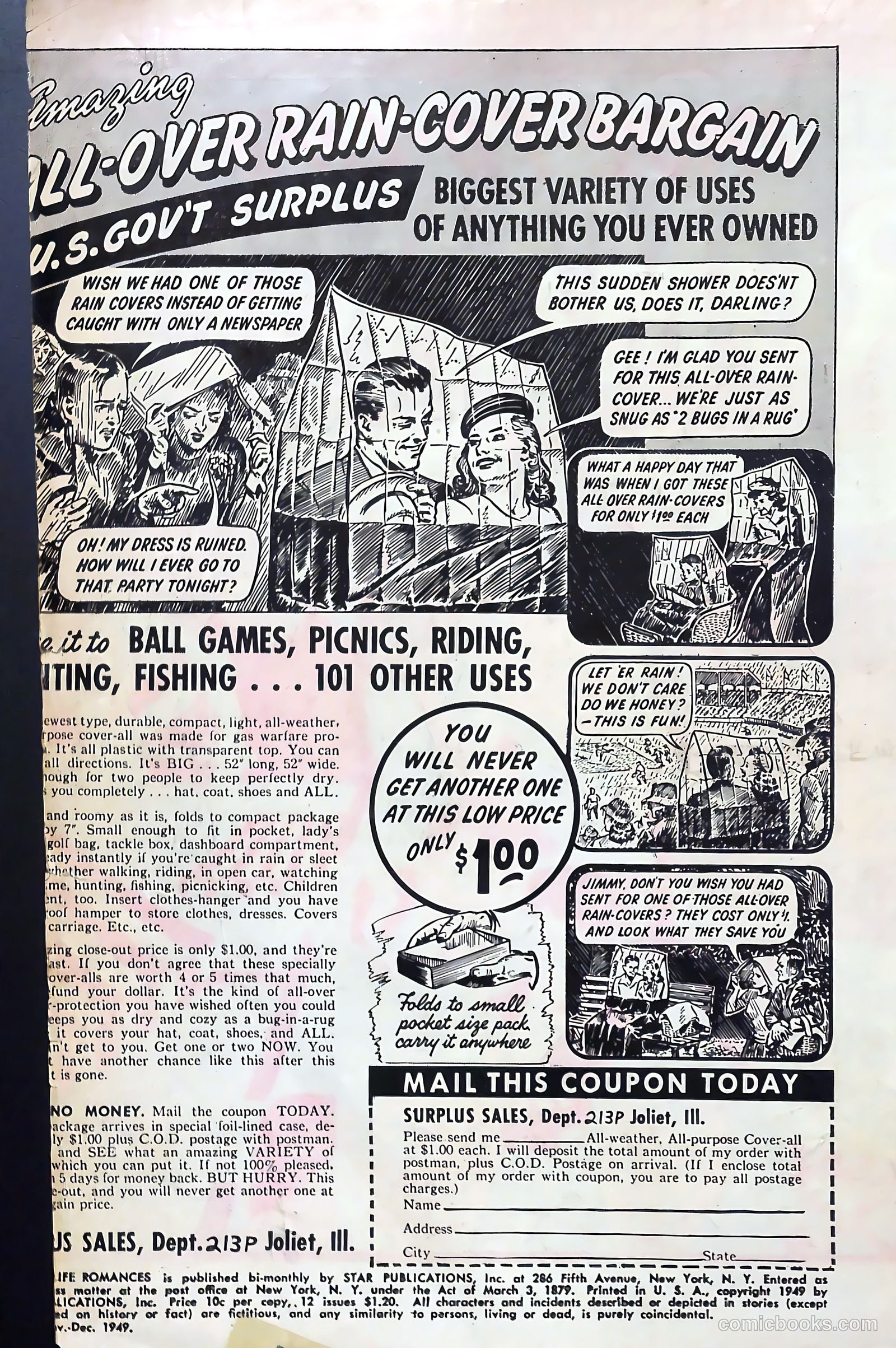 True-to-Life Romances #1 (1949) — page 2 of 36
