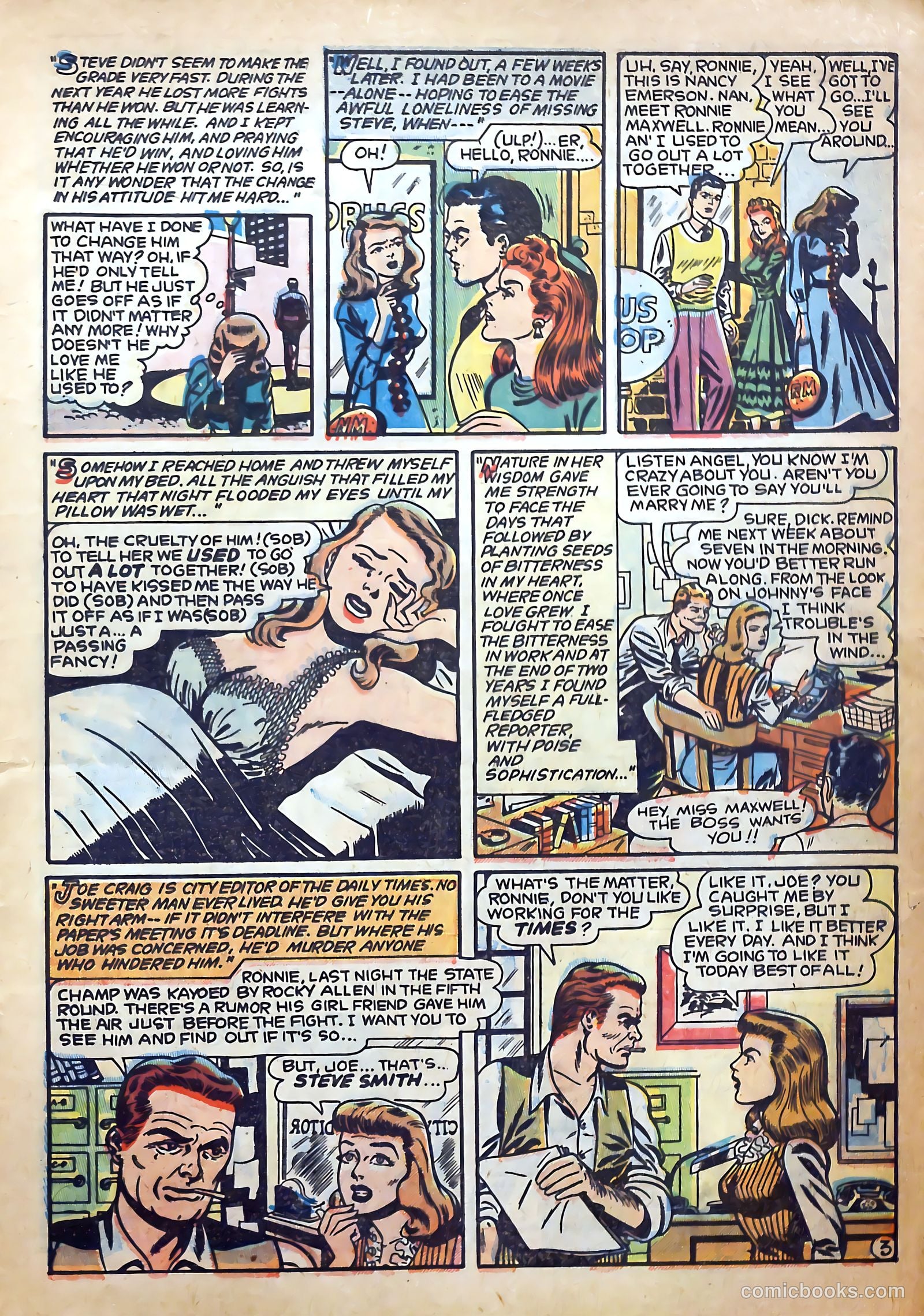 True-to-Life Romances #1 (1949) — page 5 of 36