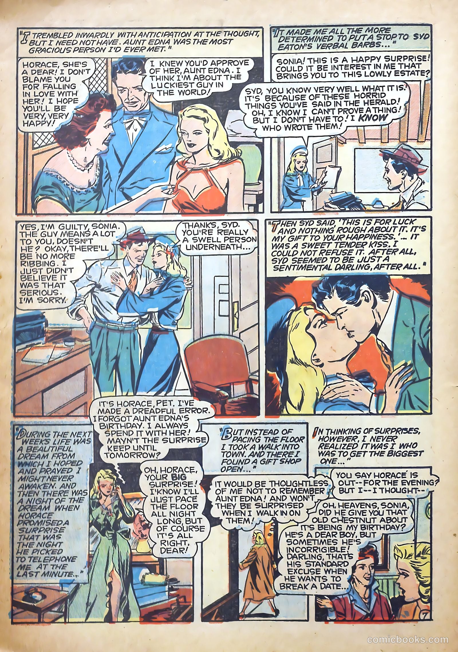 True-to-Life Romances #1 (1949) — page 32 of 36