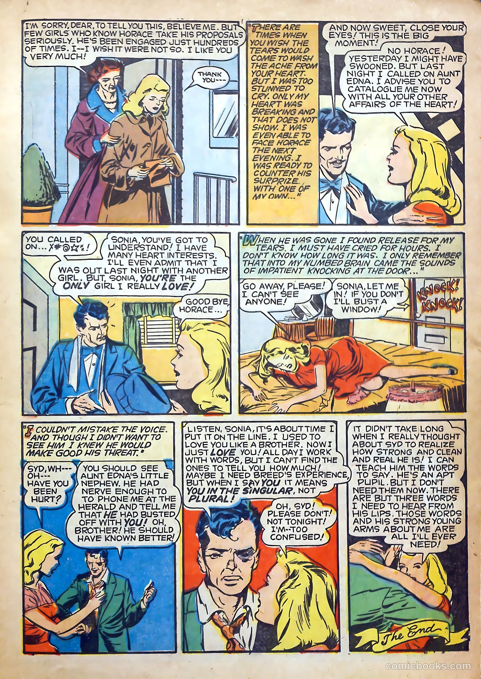 True-to-Life Romances #1 (1949) — page 33 of 36