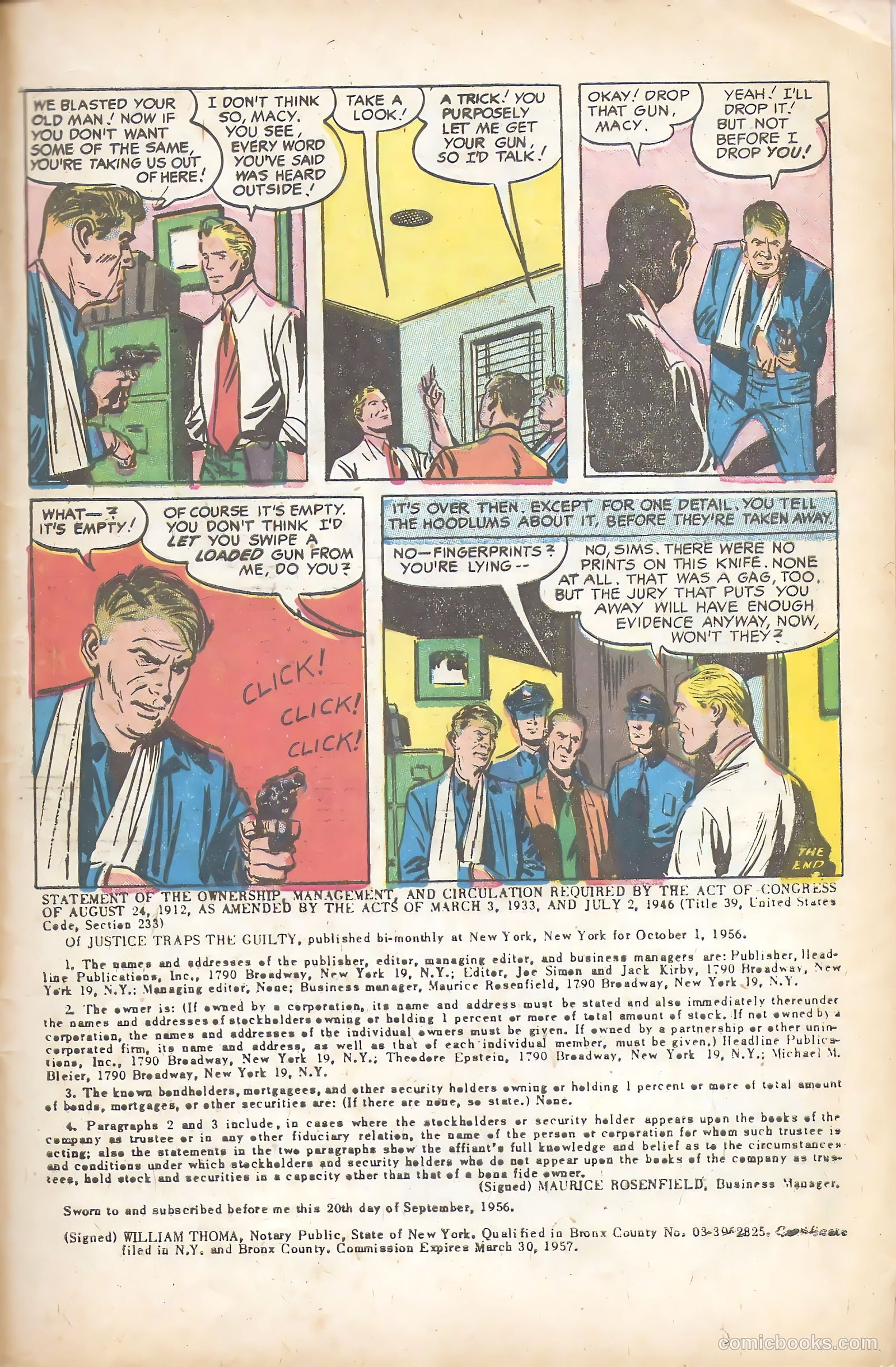 Justice Traps the Guilty #86 (1948) — page 33 of 36