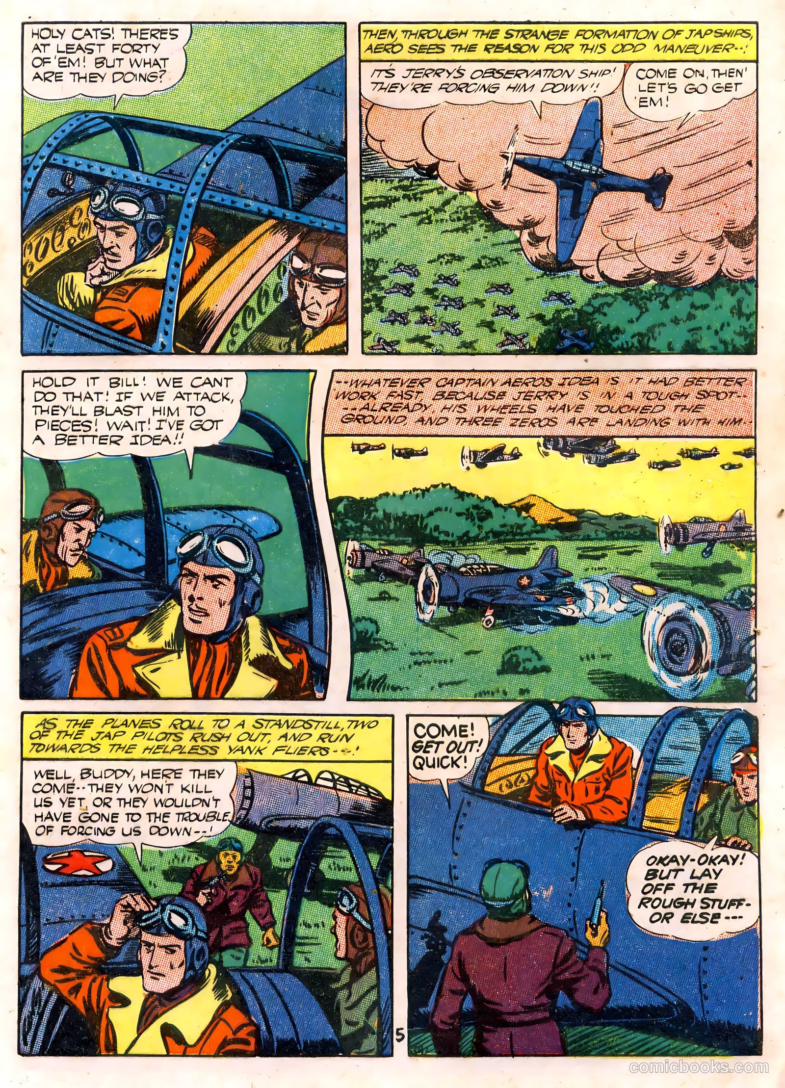 Captain Aero Comics #12 (1941) — page 6 of 57