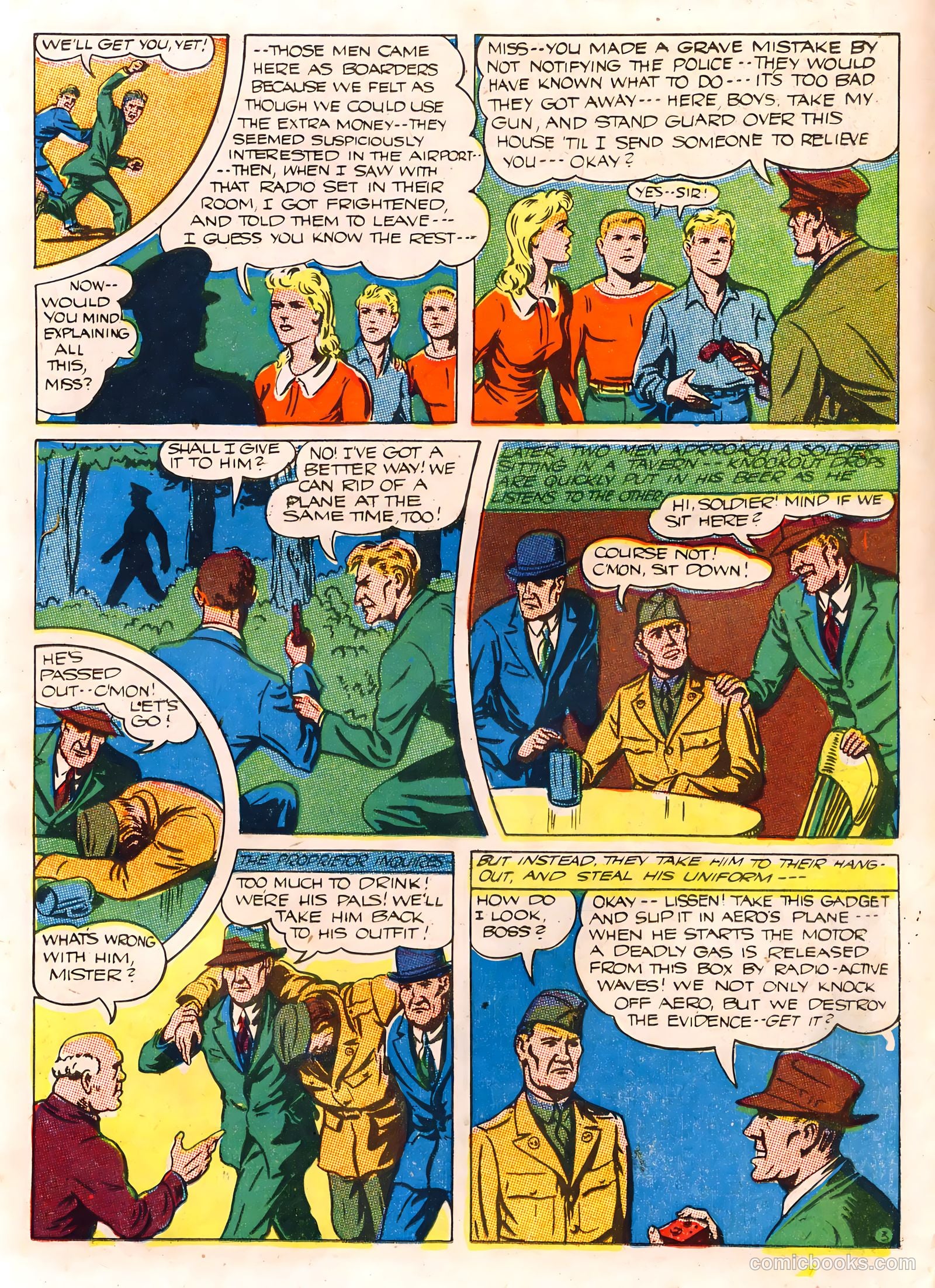 Captain Aero Comics #12 (1941) — page 28 of 57