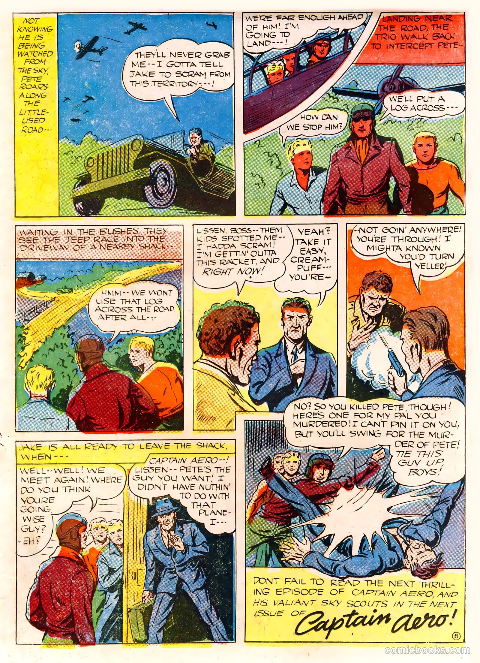 Captain Aero Comics #12 (1941) — page 31 of 57
